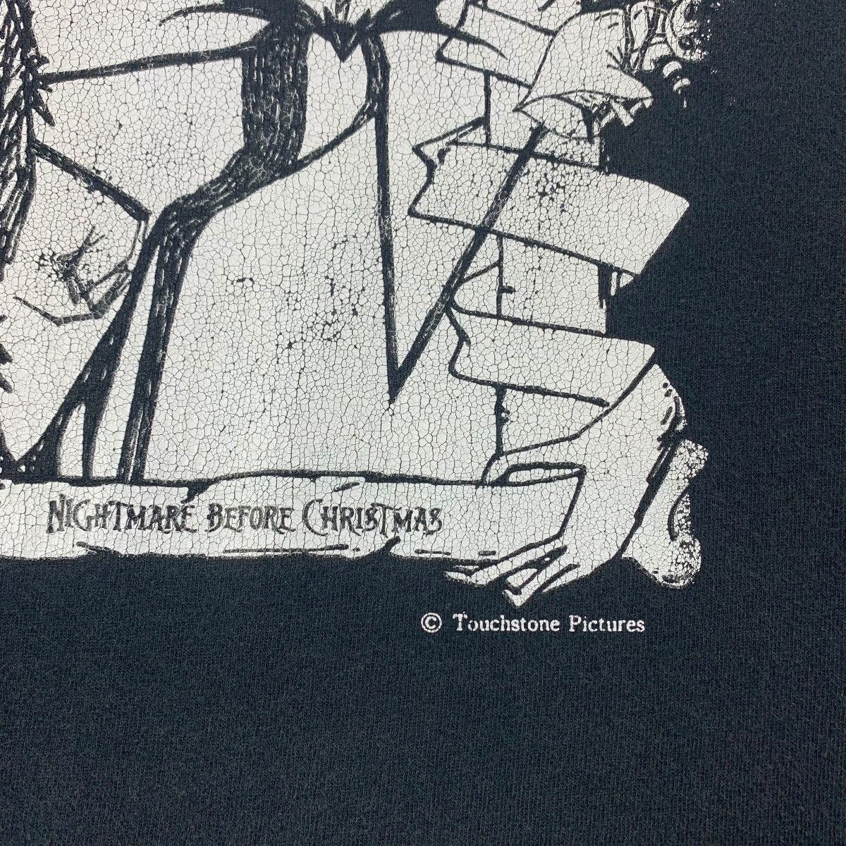 Cartoon Network × Vintage Vintage 90s THE NIGHTMARE BEFORE CHRISTMAS Cartoon movie tee Size US L / EU 52-54 / 3 - 9 Thumbnail