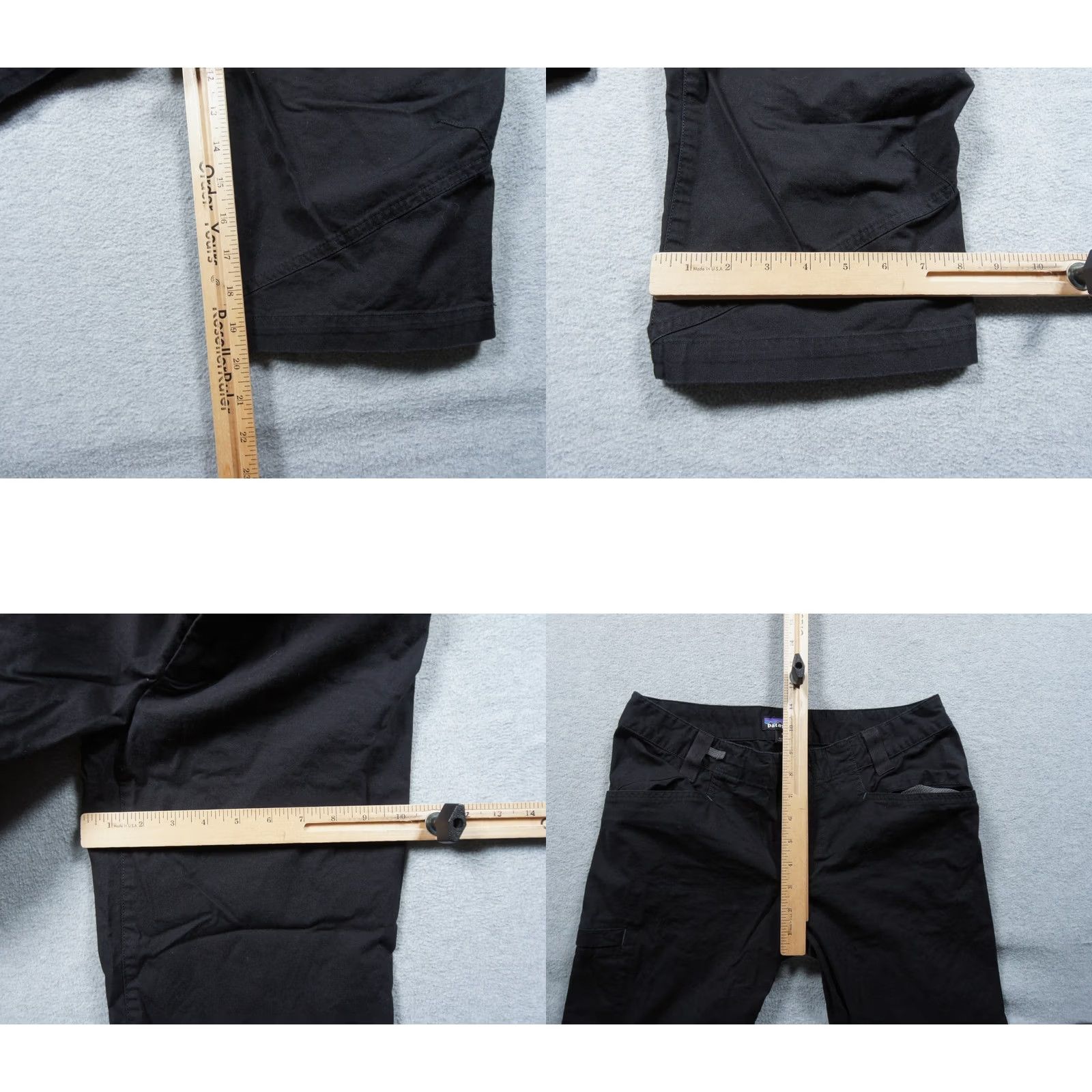 Patagonia Patagonia Pants Womens 6 Black Capri Cargo Vegna Rock Outdoors Ladies Hike Size 28" / US 6 / IT 42 - 8 Thumbnail