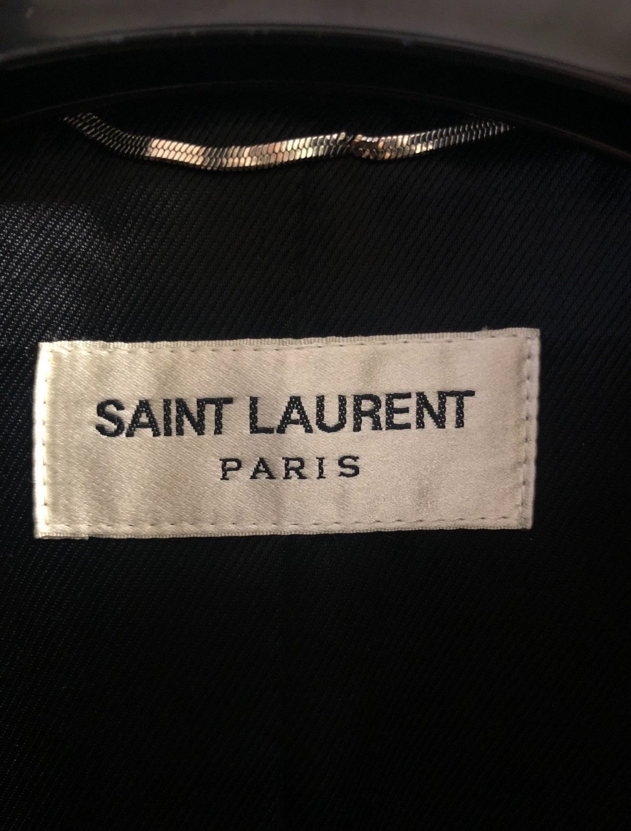 Saint Laurent Paris Saint Laurent Paris Leather Teddy Jacket Sz. 46 Size US S / EU 44-46 / 1 - 8 Thumbnail