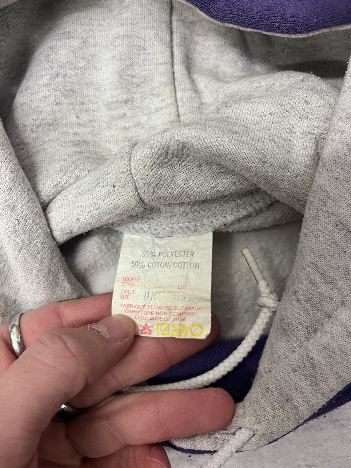 Vintage Vintage two-tone montreal hoodie Size US M / EU 48-50 / 2 - 3 Thumbnail