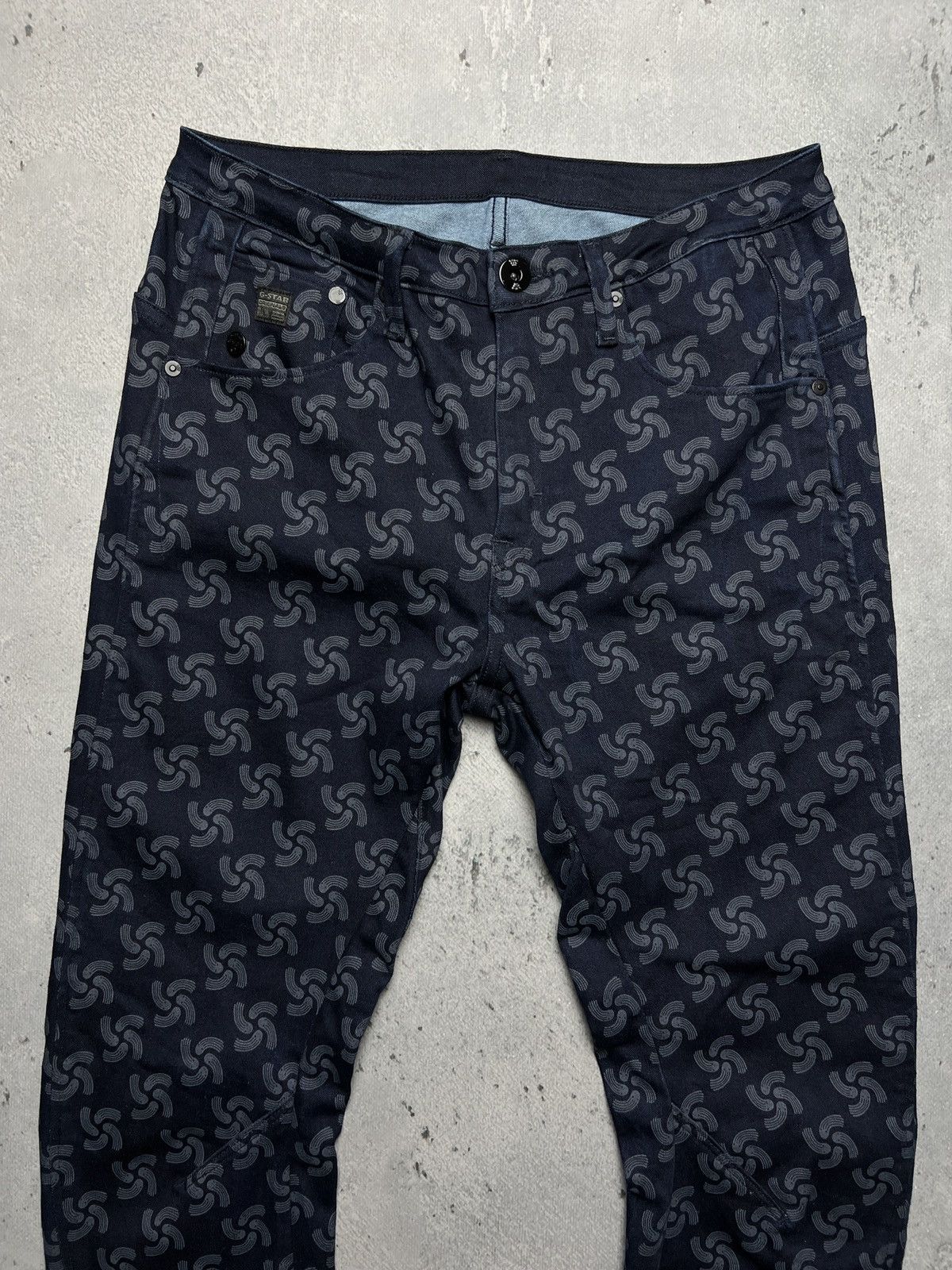 G-Star G-Star Raw Drop 2 ARC 3D Slim Tapered Pants y2k Avant Garde Size 28" / US 6 / IT 42 - 4 Thumbnail