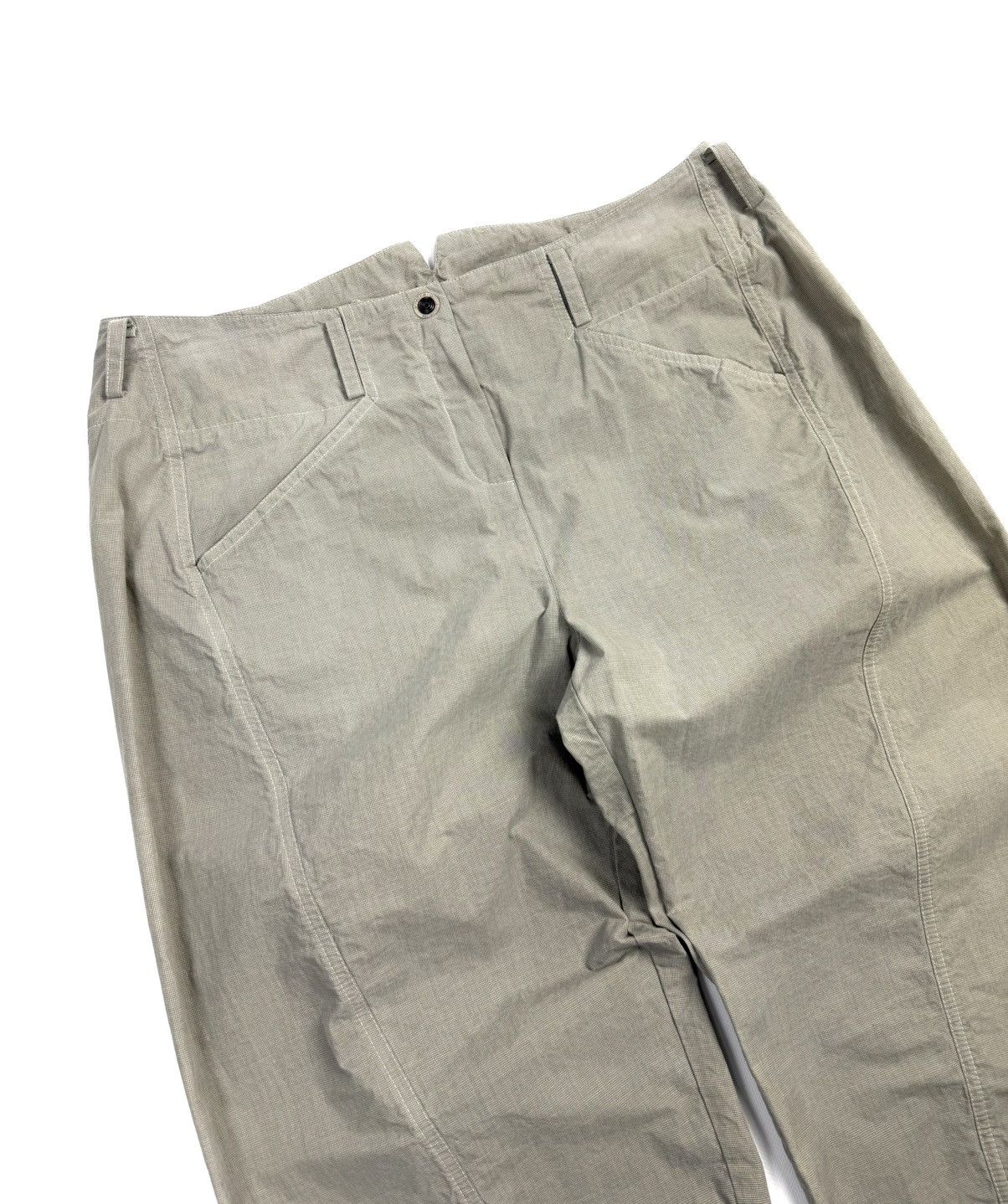 Annette Gortz Annette Görtz Rare Waxed Pants Gingham Beige L/XL Avantgarde Size 36" / US 14 / IT 50 - 7 Thumbnail