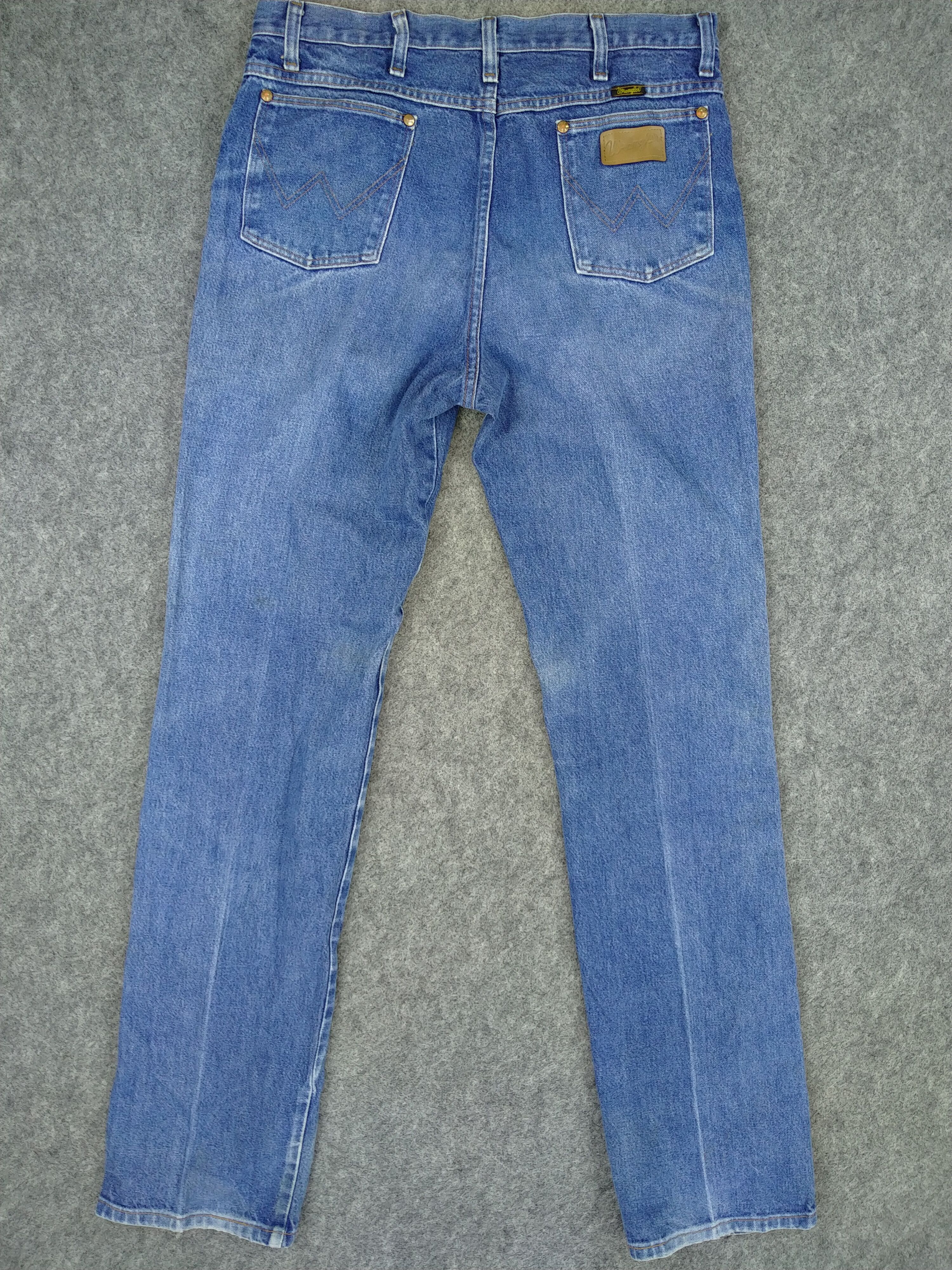 Vintage Distressed Wrangler Denim 34x35.5 -JN347 Size US 34 / EU 50 - 2 Thumbnail