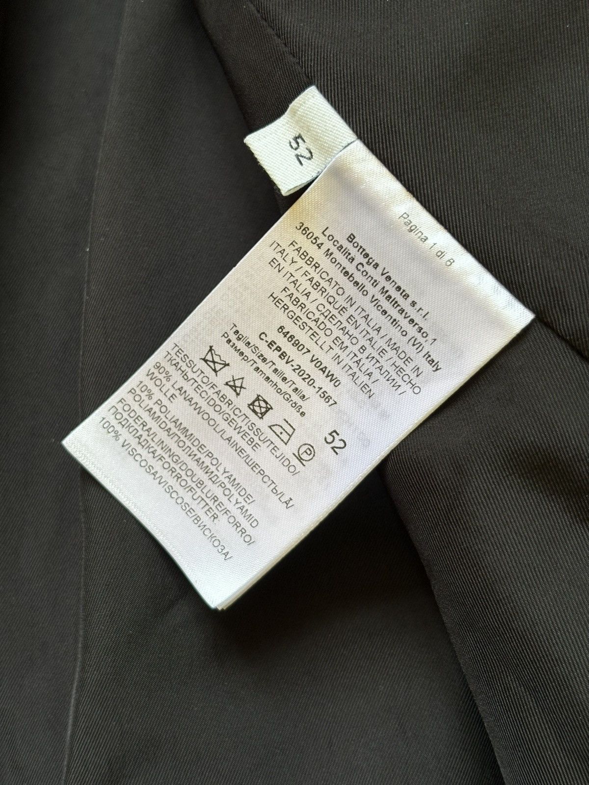 Bottega Veneta Bottega Veneta FW20 Wool Felt Triangle Jacket Size US L / EU 52-54 / 3 - 12 Thumbnail