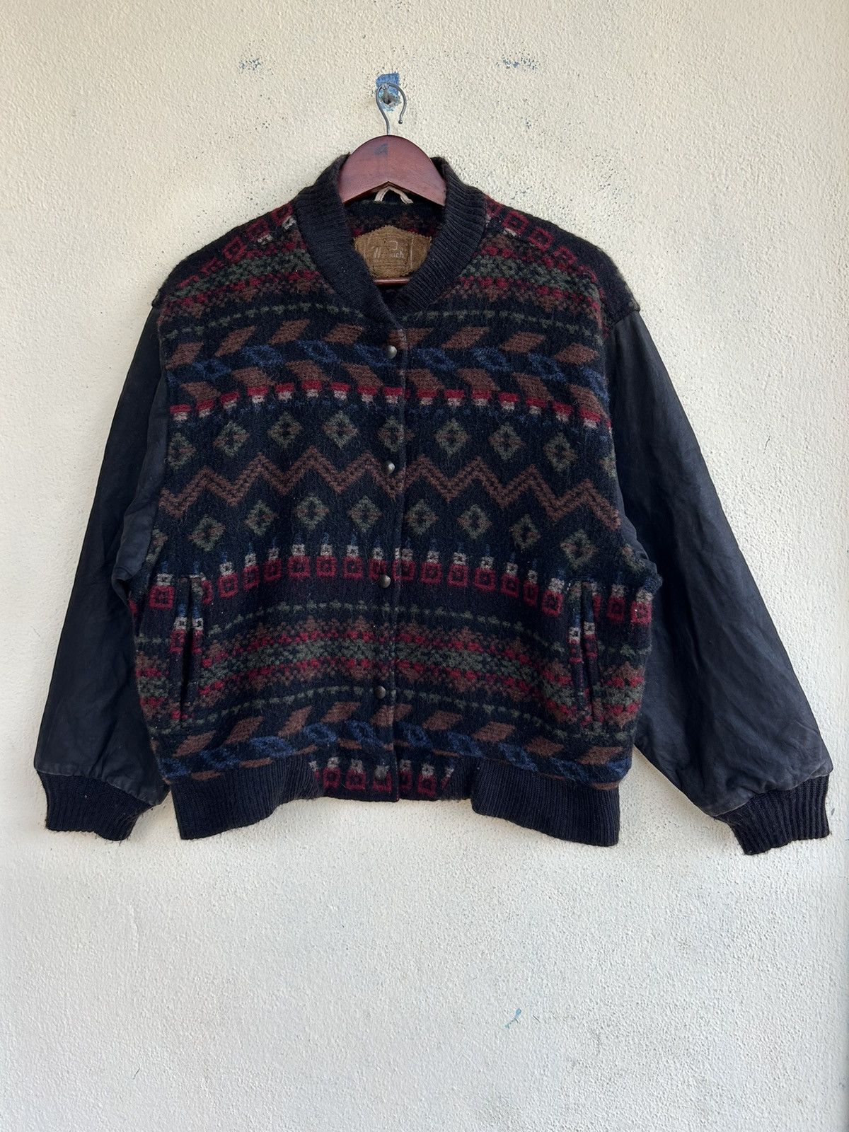 Woolrich Woolen Mills Vintage Woolrich Wool Varsity Jacket Size US M / EU 48-50 / 2 - 1 Thumbnail