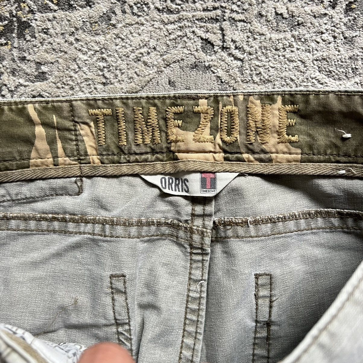 Vintage Women's denim cargo time zone size US 10 Size 32" / US 10 / IT 46 - 3 Thumbnail