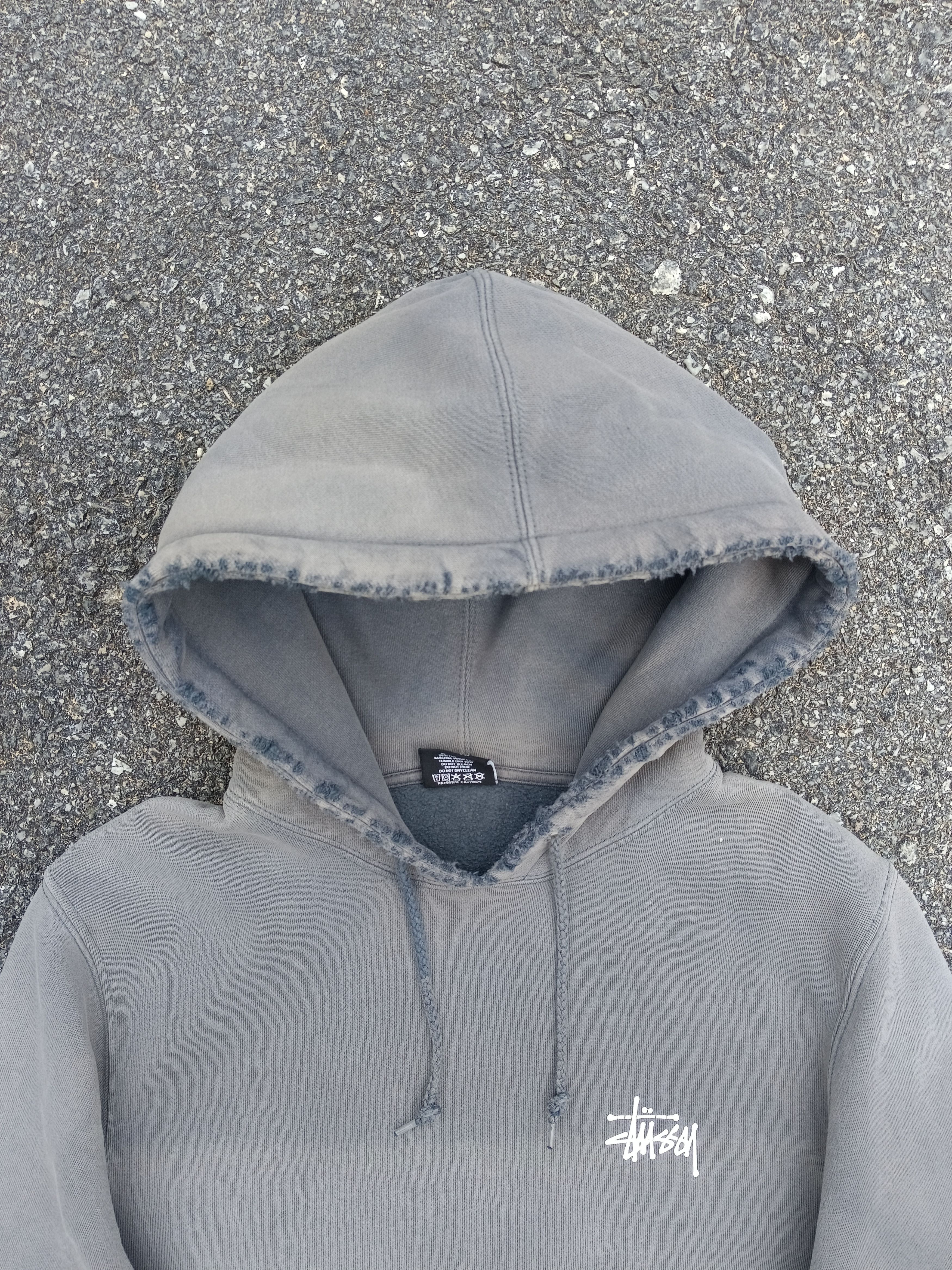 Stussy THRASH FADED STUSSY SPELLOUT BACK PRINT HOODED Size US M / EU 48-50 / 2 - 5 Thumbnail