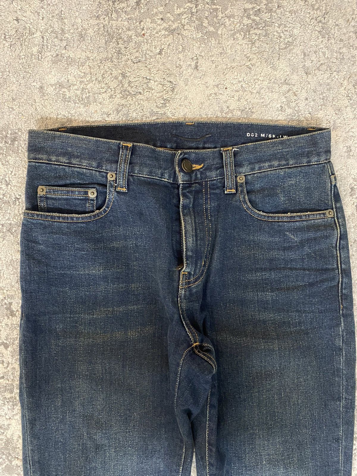 Hedi Slimane 2016 Saint Laurent D02 Raw Skinny Denim Size US 27 - 2 Thumbnail