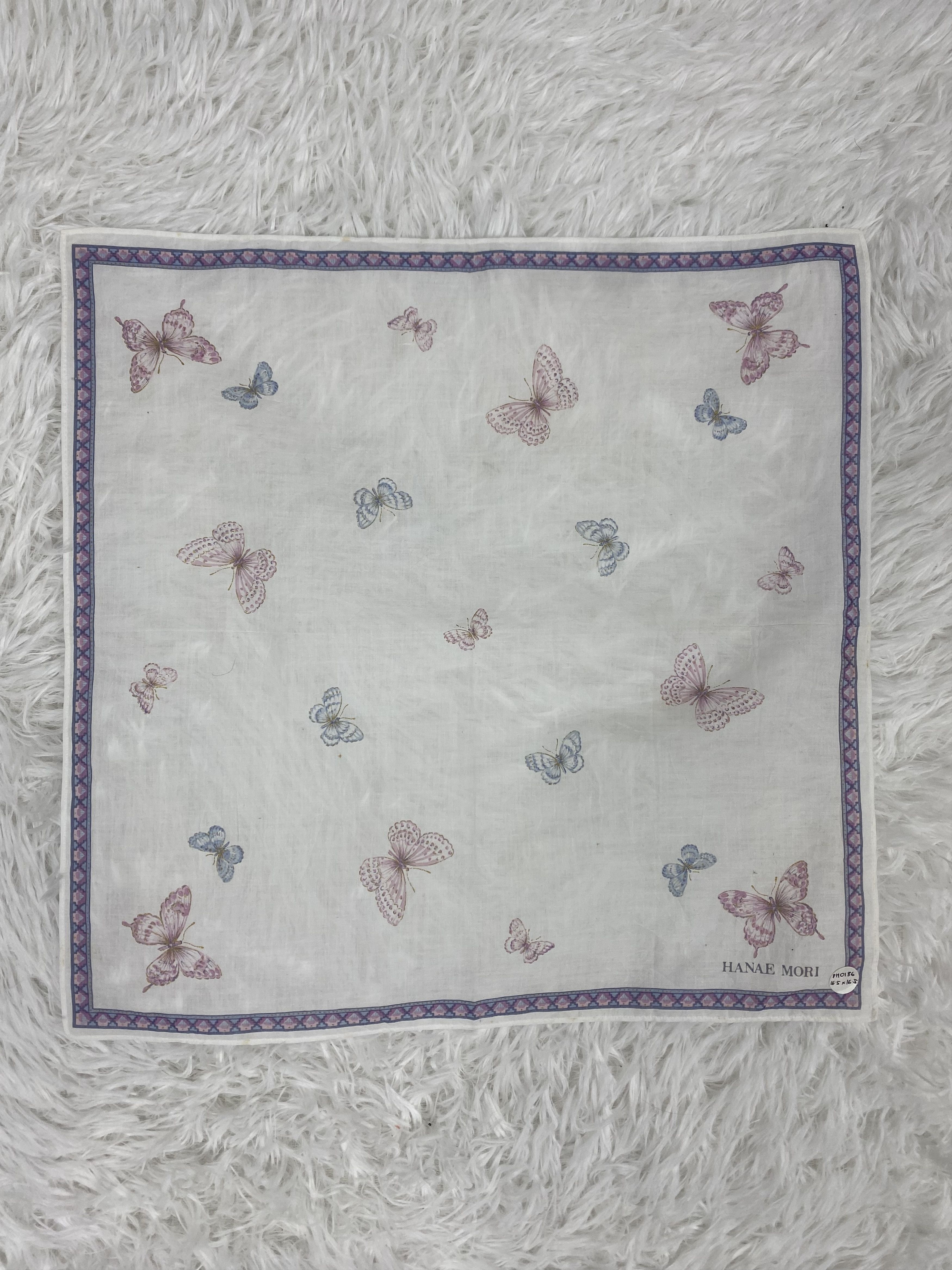 Hanae Mori Vintage Hanae Mori Handkerchief Neckerchief PH0186 Size ONE SIZE - 3 Thumbnail