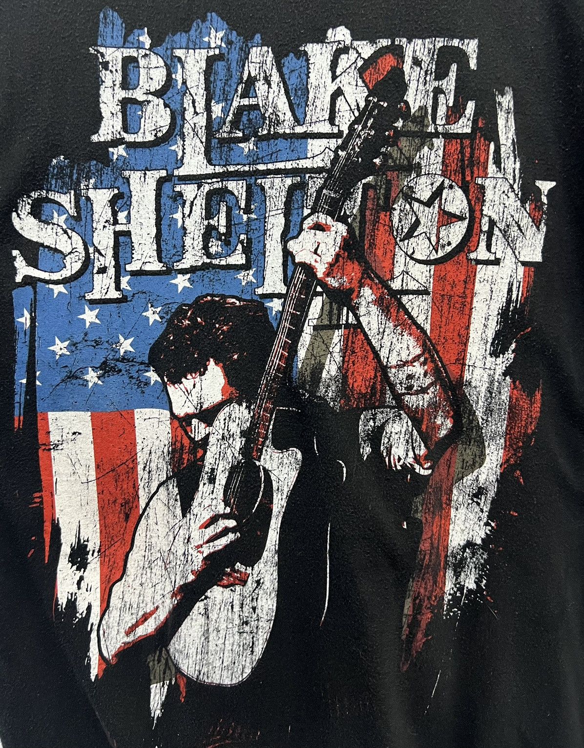Band Tees BLAKE SHELTON TOUR 2012 SHIRT Size US XL / EU 56 / 4 - 5 Thumbnail