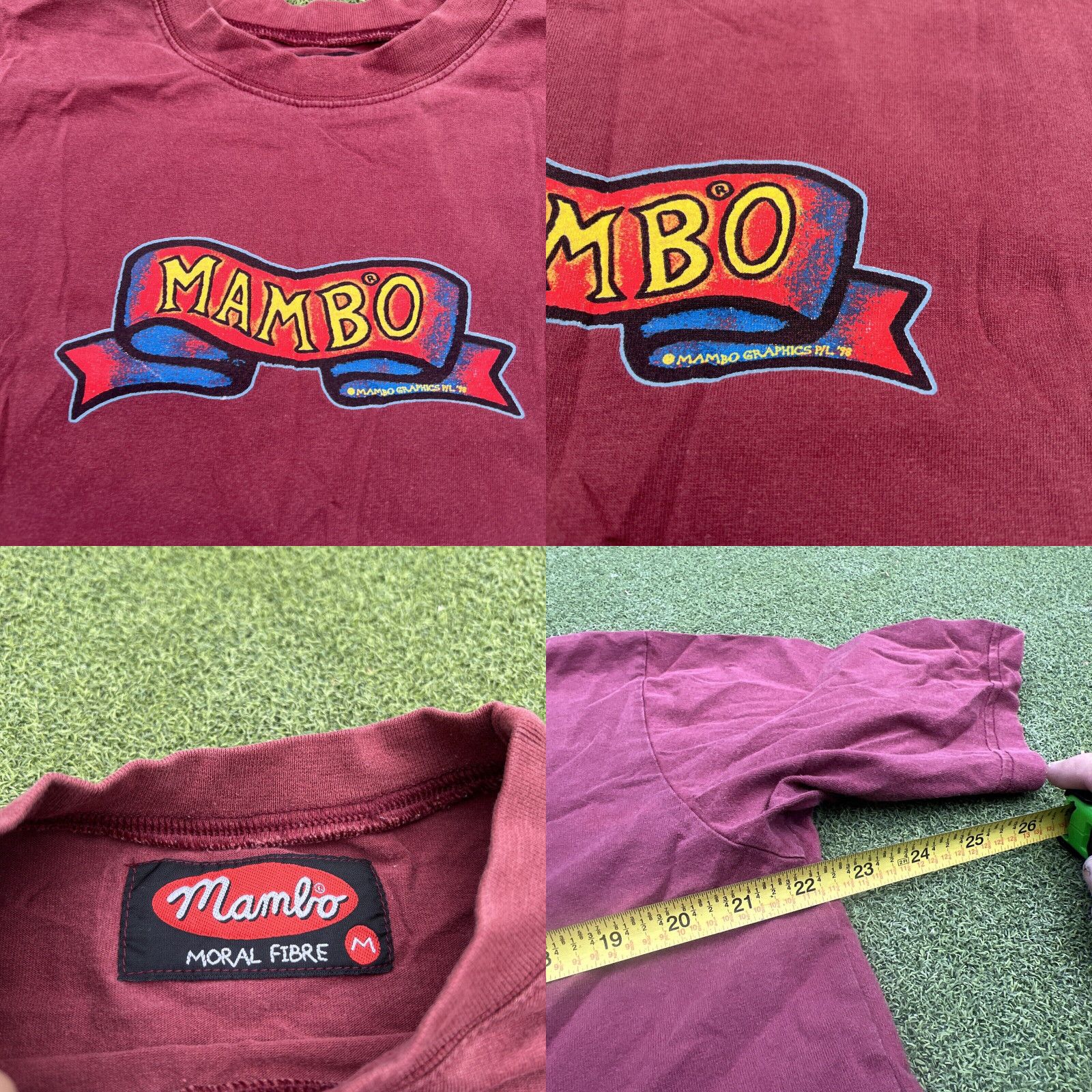 Mambo Vtg t shirt Mambo Faith Australian Jesus At The Football Medium 1996 Size US M / EU 48-50 / 2 - 8 Thumbnail