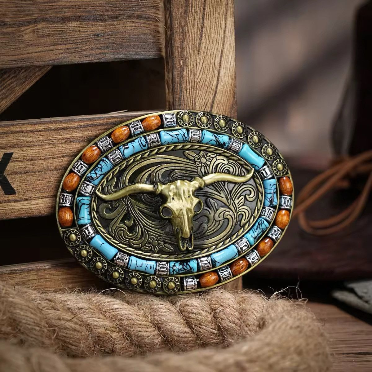 Cowboy Equipment Vintage-Cowboy Rodeo belt buckle Size ONE SIZE - 2 Thumbnail