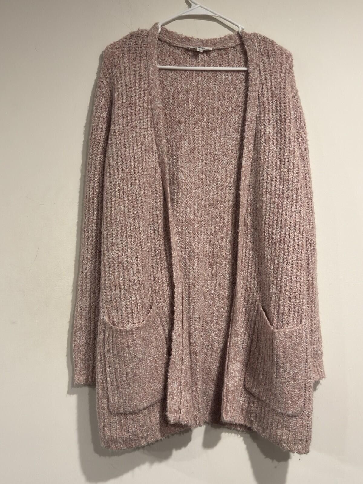 Other BB Dakota Soft Stretchy Slouchy Coffee Date Mauve Knitted Cardigan Size L Size L / US 10 / IT 46 - 5 Thumbnail