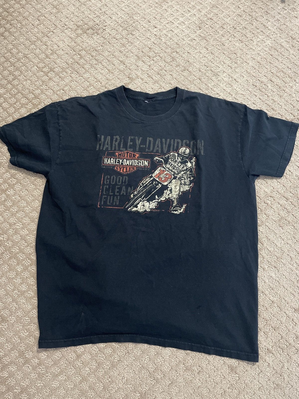 Harley Davidson Harley Davison Dirt Bike vintage tee Size US XL / EU 56 / 4 - 1 Thumbnail