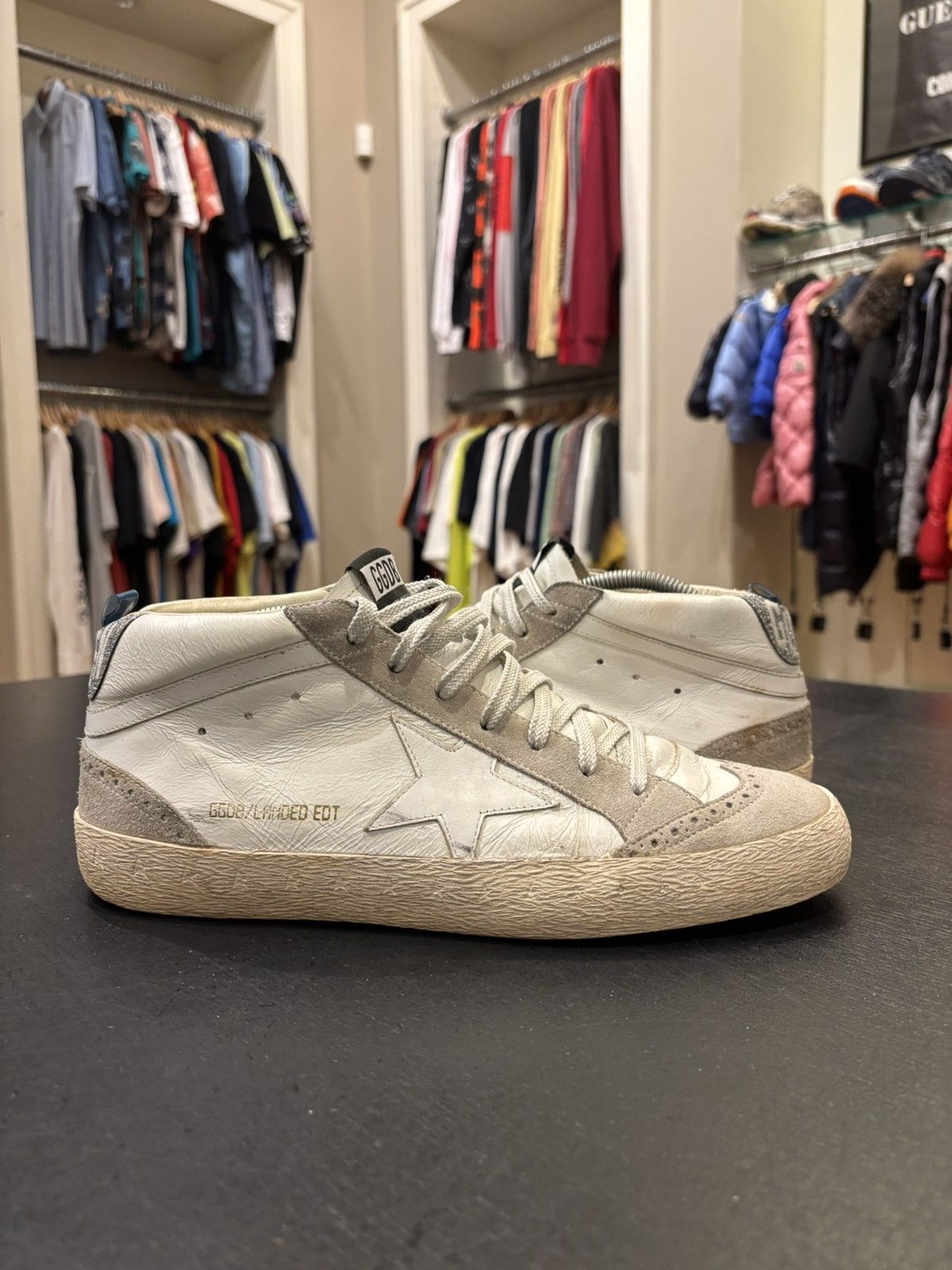 Golden Goose Golden Goose Mid Star Grey Size US 10 / EU 43 - 1 Thumbnail