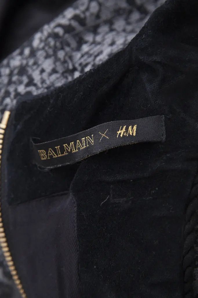 Balmain Black velvet dress Size S / US 4 / IT 40 - 9 Thumbnail