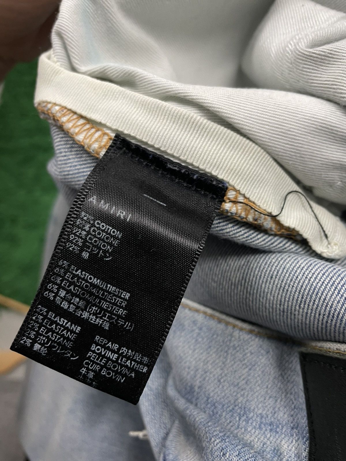 Amiri Amiri Jeans blue tiger patch Size US 34 / EU 50 - 3 Thumbnail