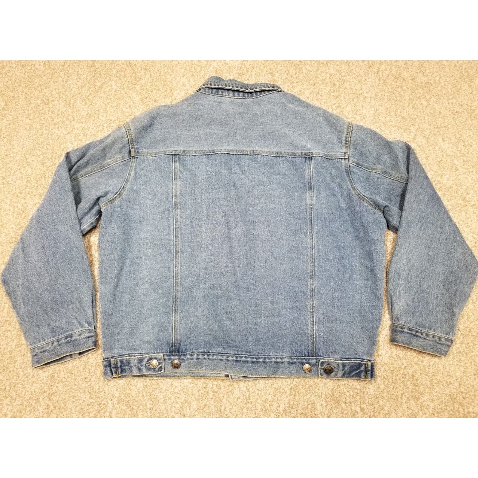 Vintage VINTAGE Most Wanted Denim Jacket Mens L Blue Long Sleeve Trucker Workwear Casual Size US L / EU 52-54 / 3 - 5 Thumbnail