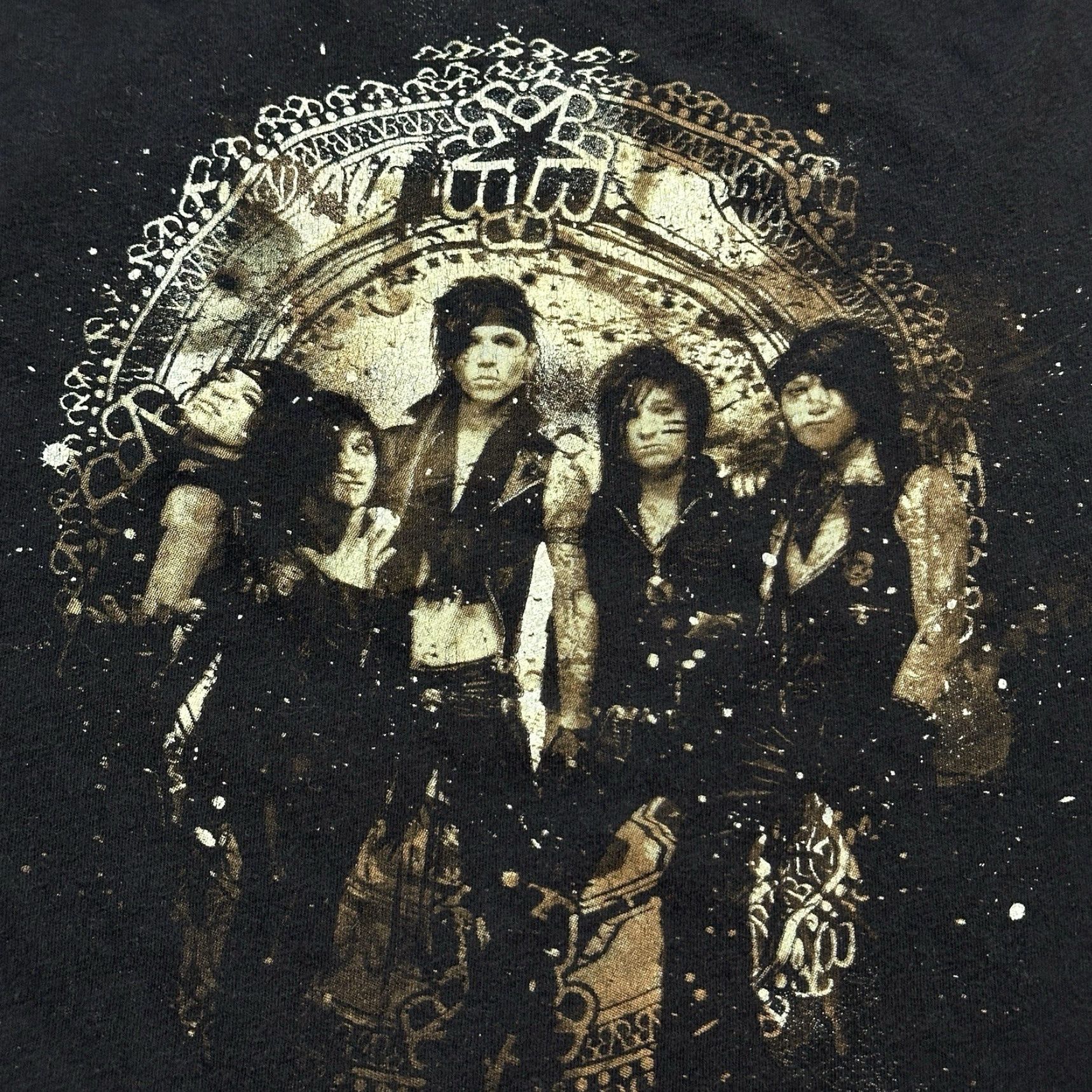 Starter Black Veil Brides Shirt Women's Medium Black Goth Punk Metal Rock Band Tee Shirt Size M / US 6-8 / IT 42-44 - 3 Thumbnail