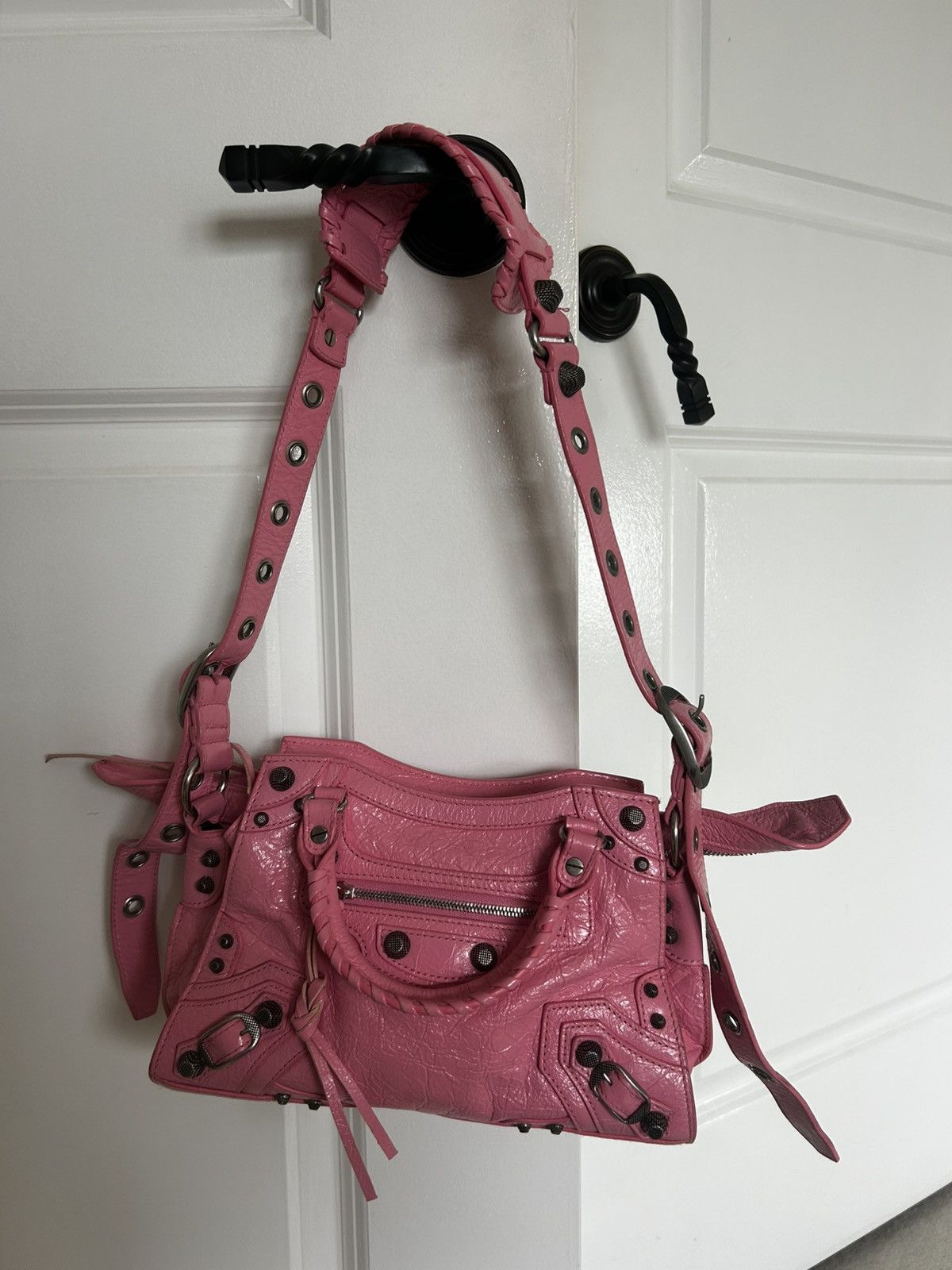 Balenciaga Balenciaga “Le Cagole” Sweet Pink Crossbody Bag Size ONE SIZE - 2 Thumbnail