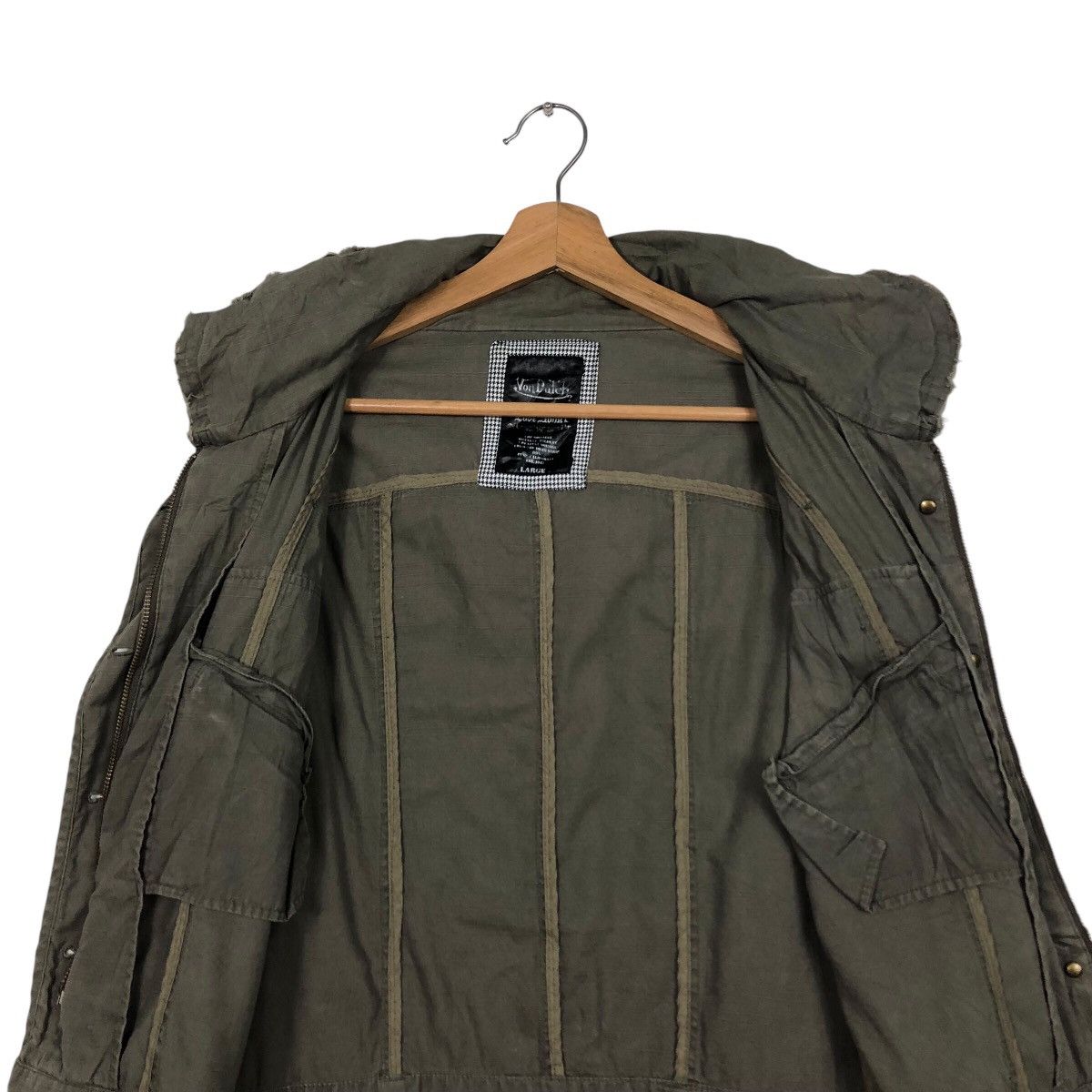 Japanese Brand × Von Dutch 📌Vintage Parka Biker Jacket Von Dutch Bondage Parachute Size US L / EU 52-54 / 3 - 15 Thumbnail