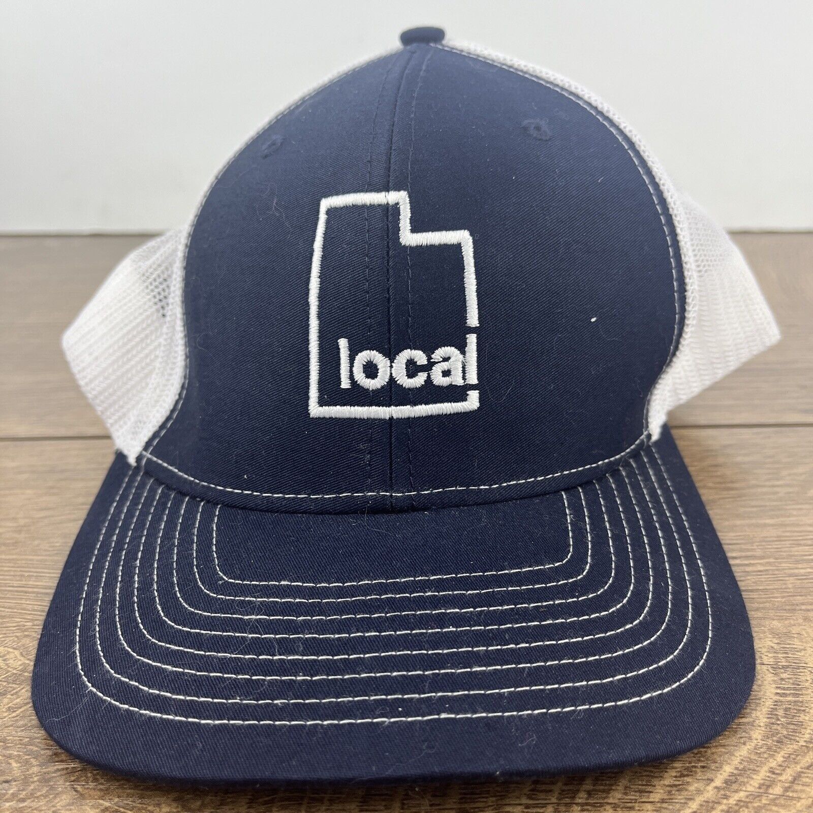 Other Local Snapback Hat Blue Hat Adjustable Adult Size Blue Hat C Size ONE SIZE - 3 Thumbnail