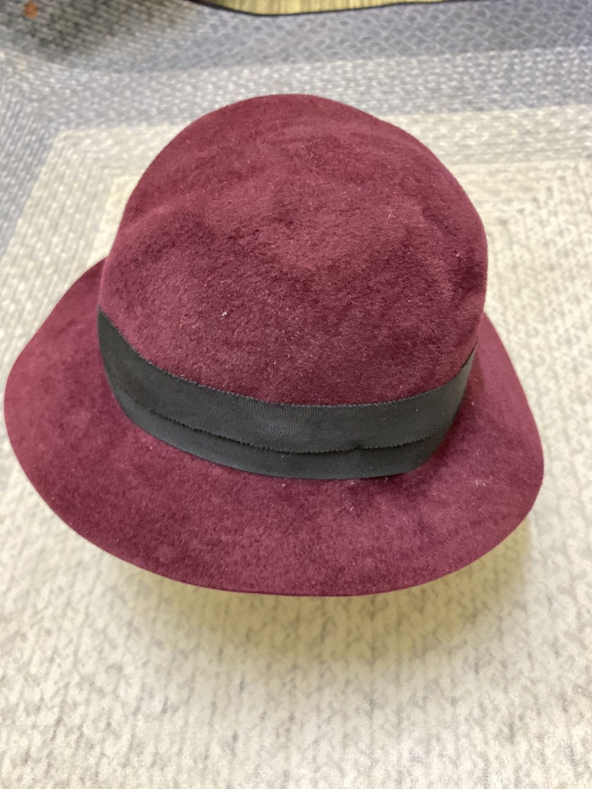 Borsalino × Handmade × Hat Club VINTAGE BORSALINO HANDMADE FUR PELT WOOL HAT Size ONE SIZE - 2 Thumbnail