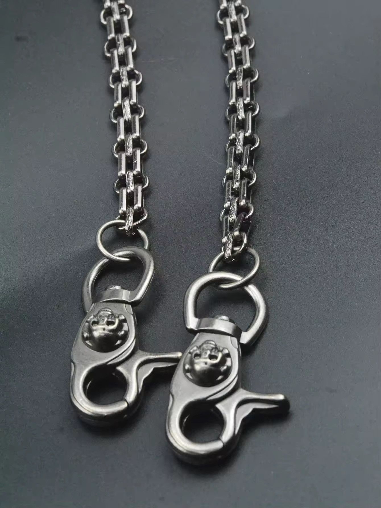 Other Vintage Skull Pattern Head Wallet Chain Size ONE SIZE - 4 Thumbnail