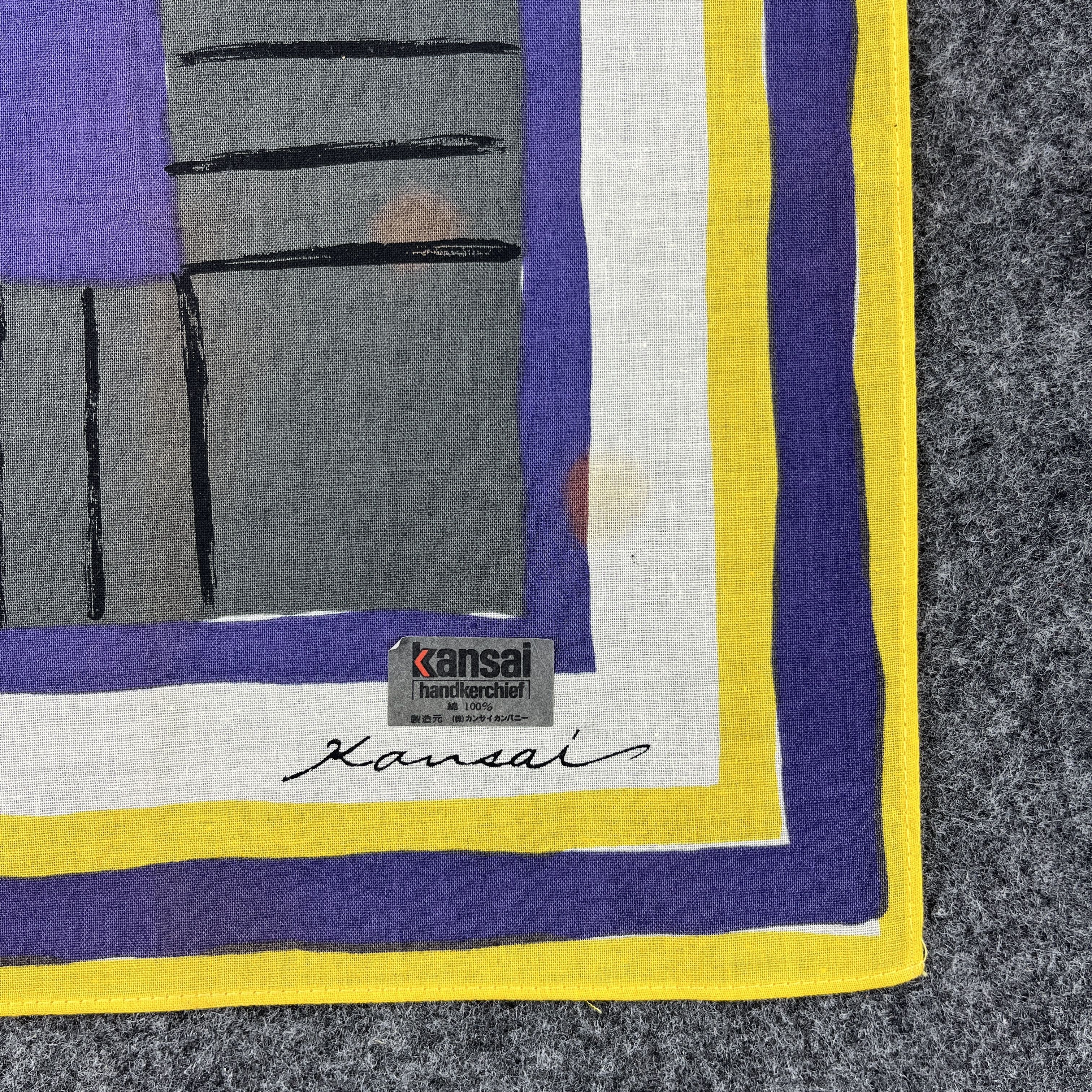 Japanese Brand Kansai Handkerchief / Bandana / Neckerchief B174 Size ONE SIZE - 2 Thumbnail