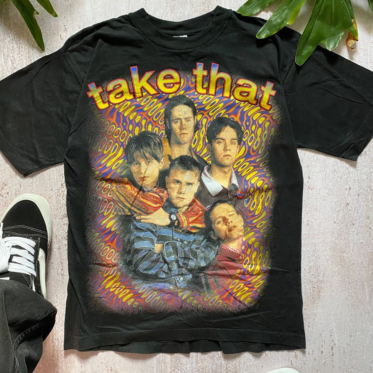 Band Tees VINTAGE 90S TAKE THAT AMAZING BOYSBAND RAP T SHIRT 61 Size US L / EU 52-54 / 3 - 6 Thumbnail