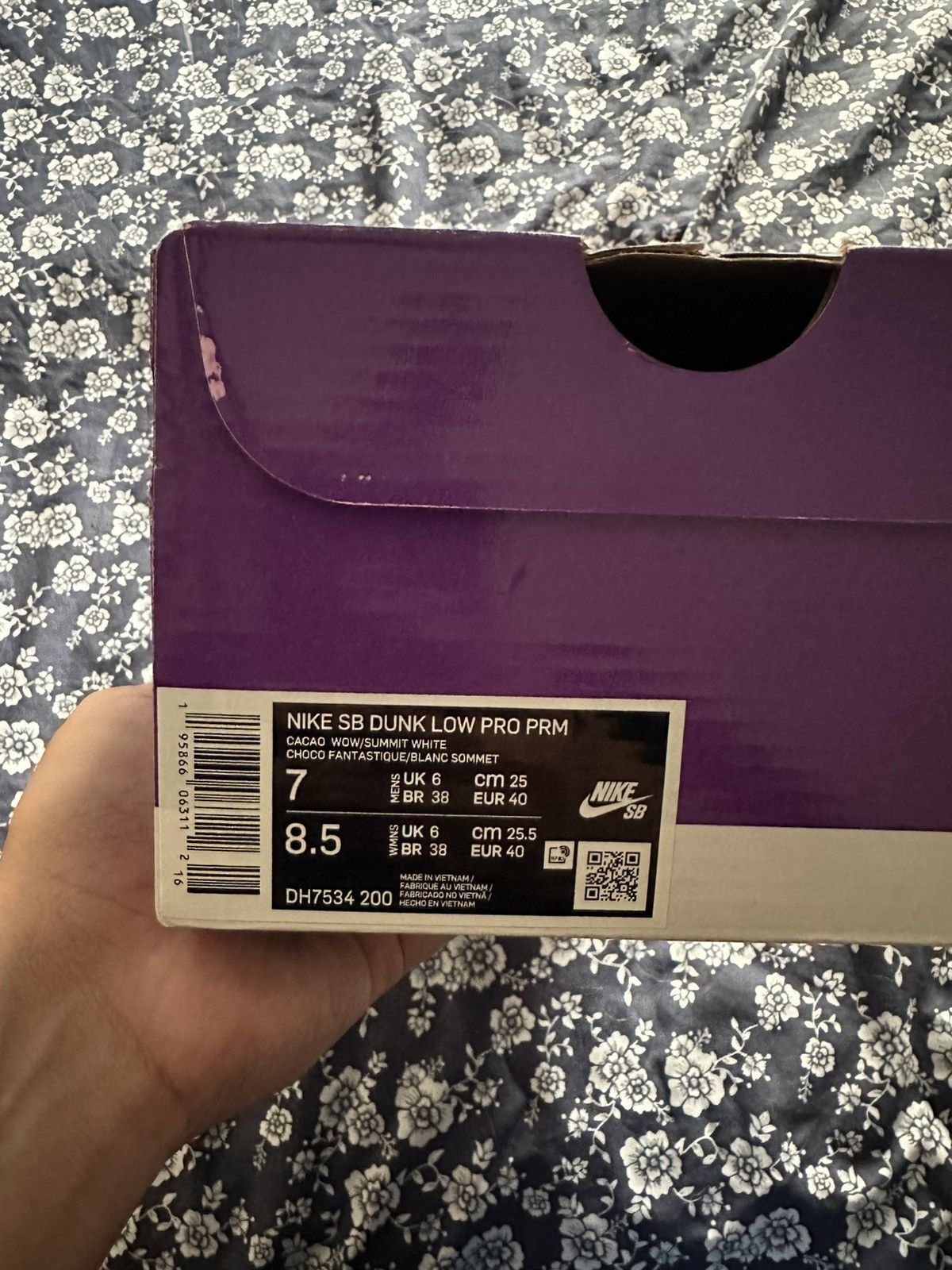 Nike SB Nike SB Paisley Brown Dunk Low Pro Size US 7 / EU 40 - 10 Thumbnail