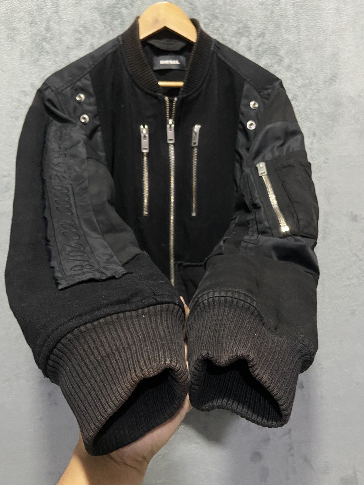 Diesel Diesel Wool Bomber Jacket Size US M / EU 48-50 / 2 - 4 Thumbnail