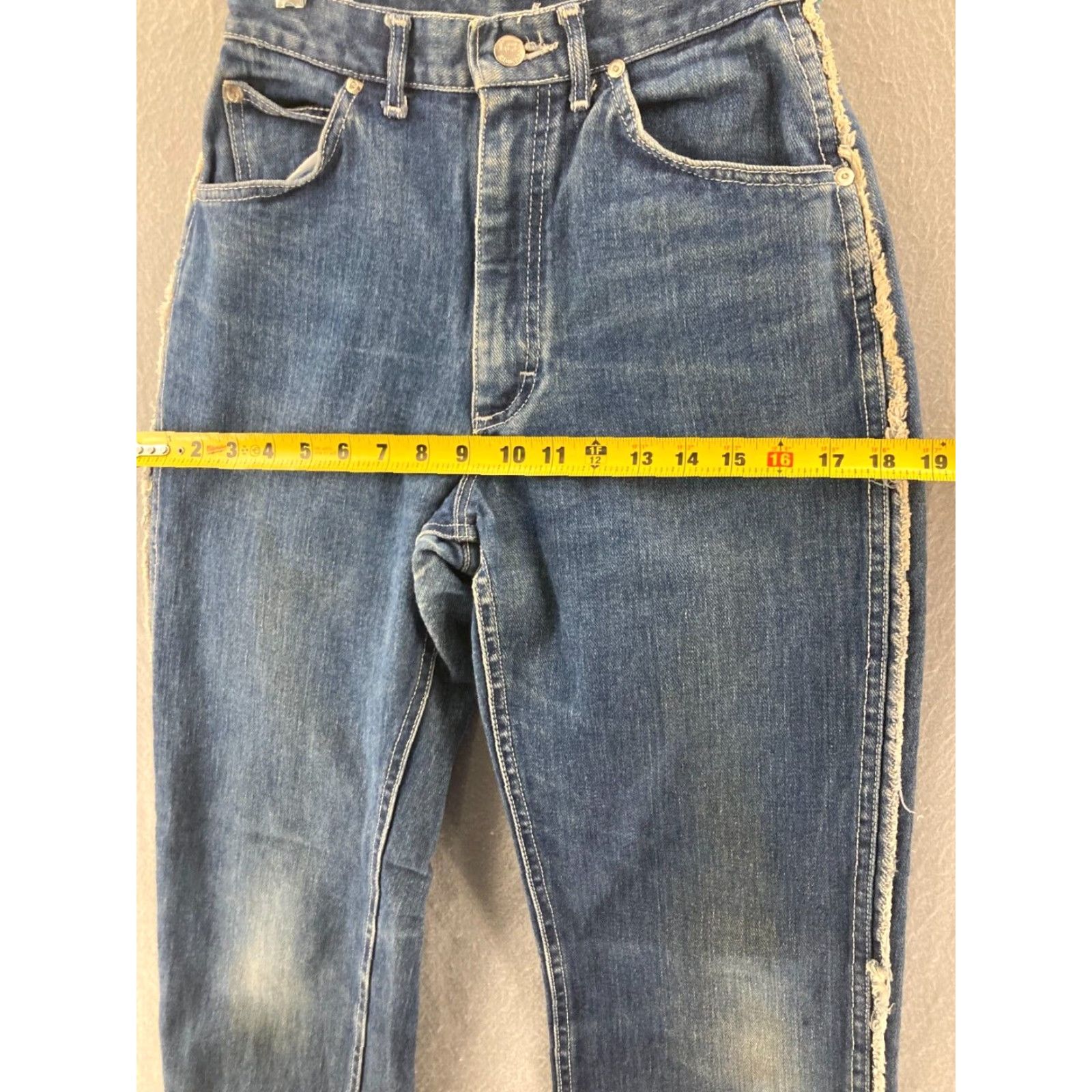 Lee VINTAGE Lee Jeans Womens 24x33 Mom Lee Mr Denim Union USA Made 80s Size 42" / US 20 - 3 Thumbnail