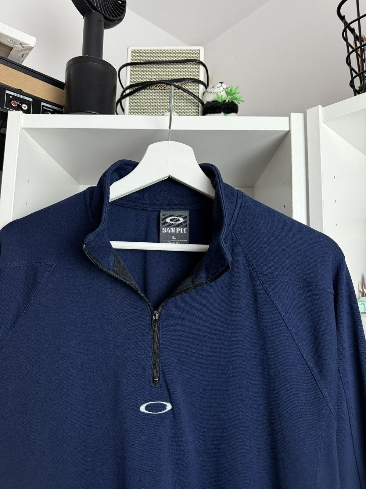 Vintage 90s Oakley Software sample 1/4 zip sweatshirt L skate