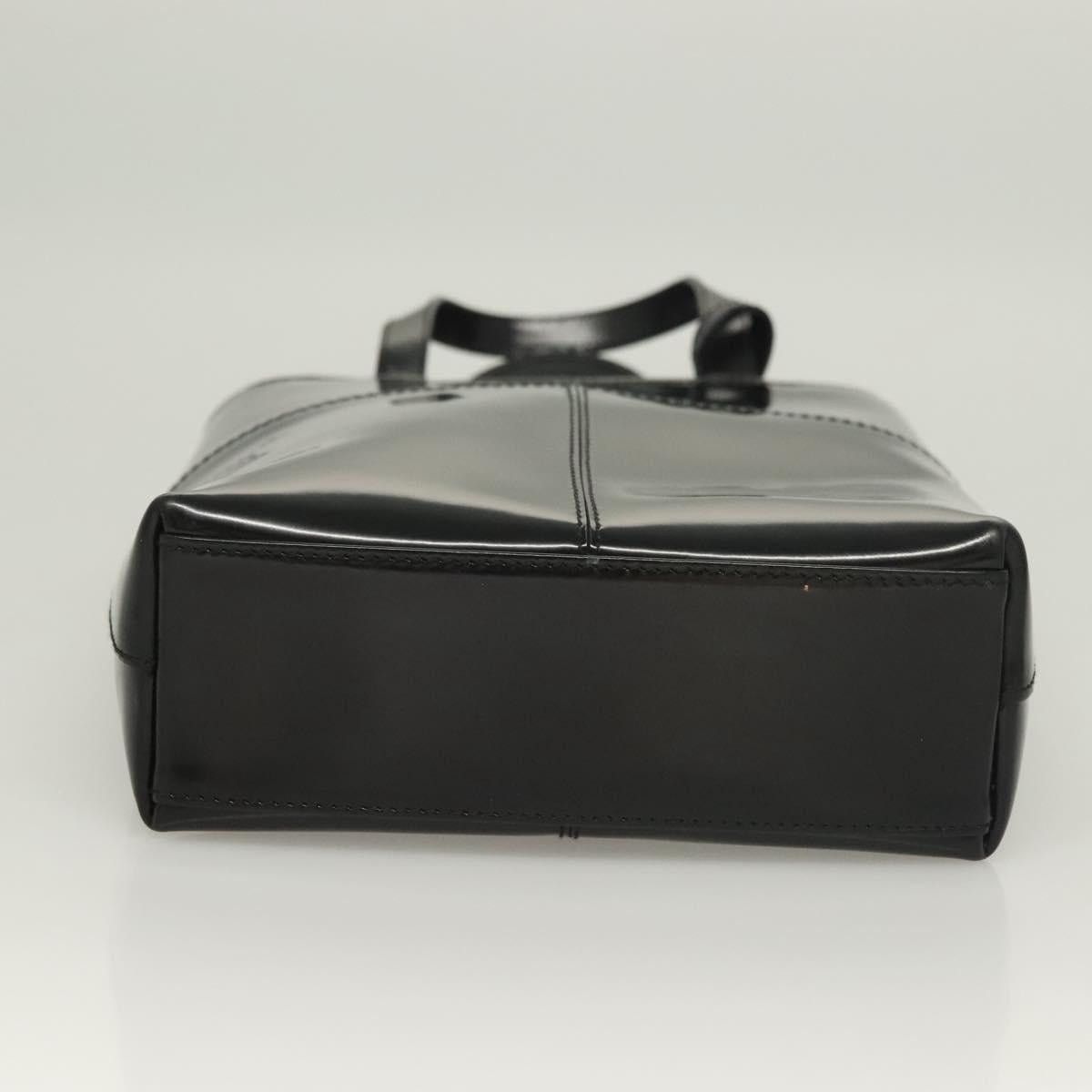 Gucci GUCCI Handbag Enamel Black Gold 000 2113 000 2113 Size ONE SIZE - 9 Thumbnail