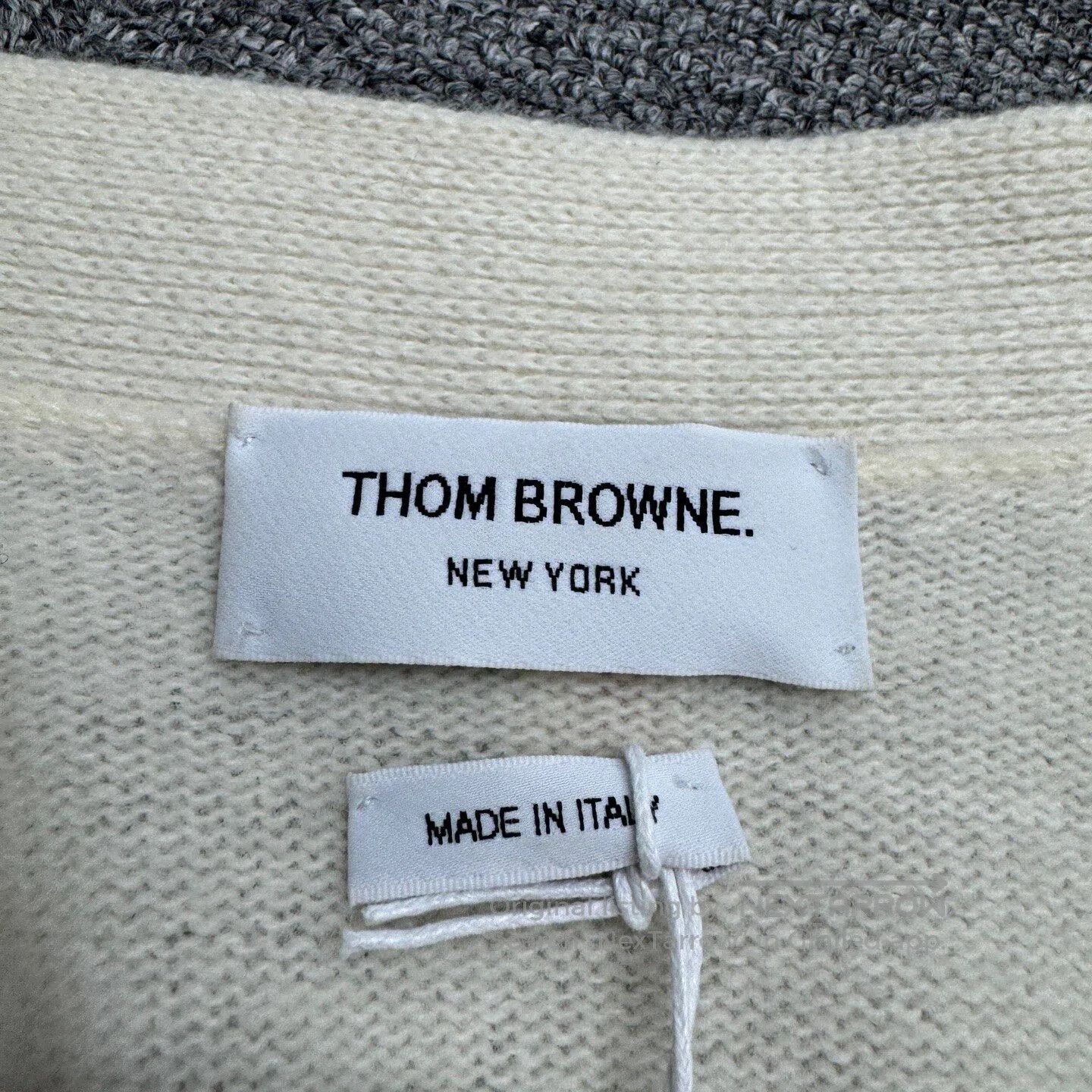 Thom Browne Thom Browne Four-strand wool knit cardigan| Size US XXS / EU 40 - 3 Thumbnail