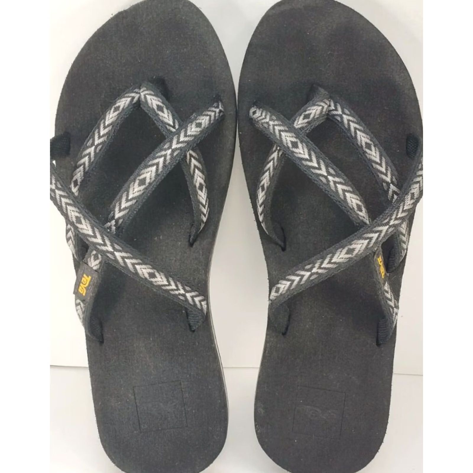 Teva Womens Teva Mush Olowahu Flip Flop Sandals Gray Double Strap Slip On Size 9 Size US 9 / IT 39 - 6 Thumbnail