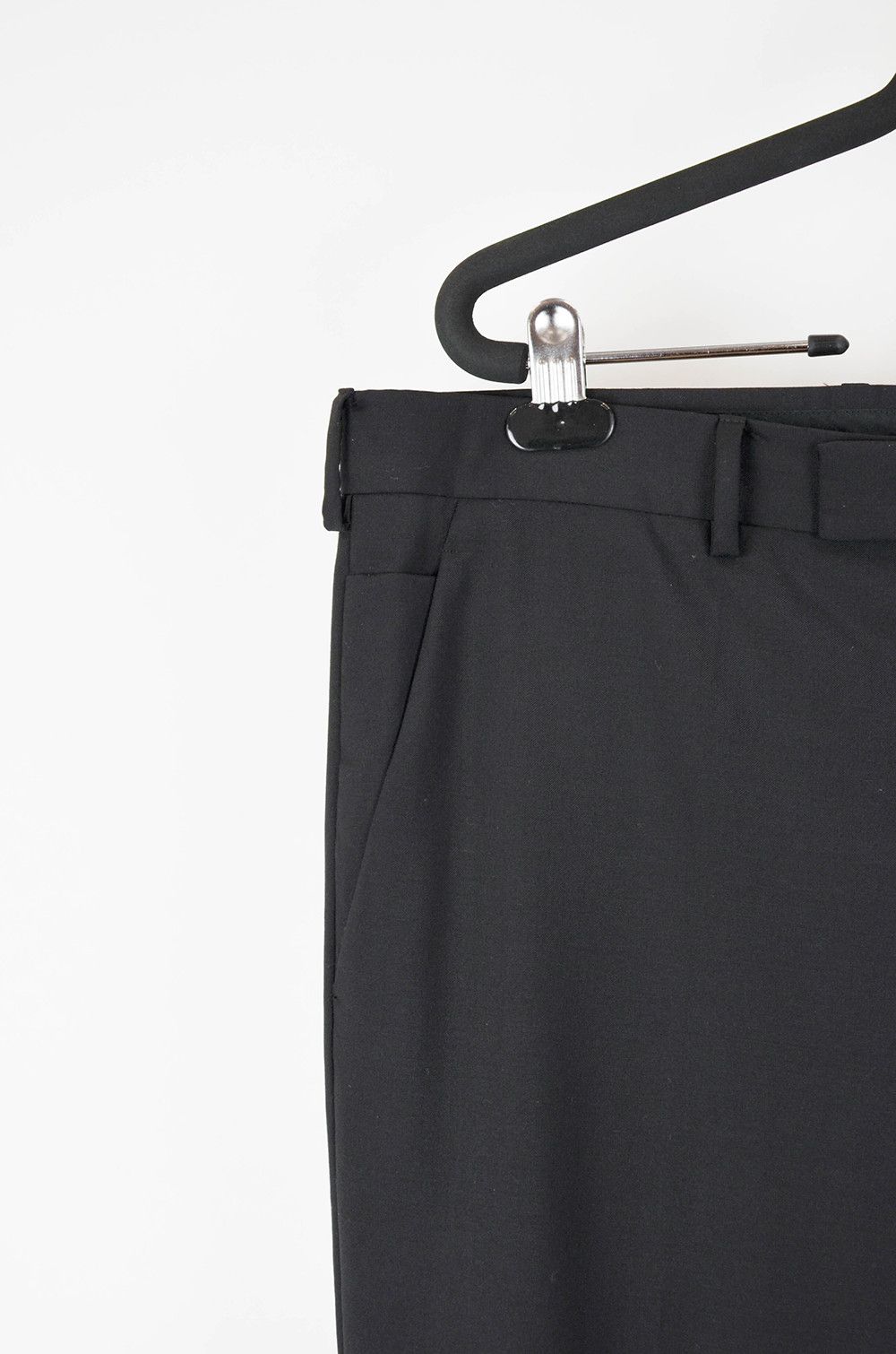 Prada Prada Milano Classic Black Wool Trousers - 54R Size 54R - 6 Thumbnail