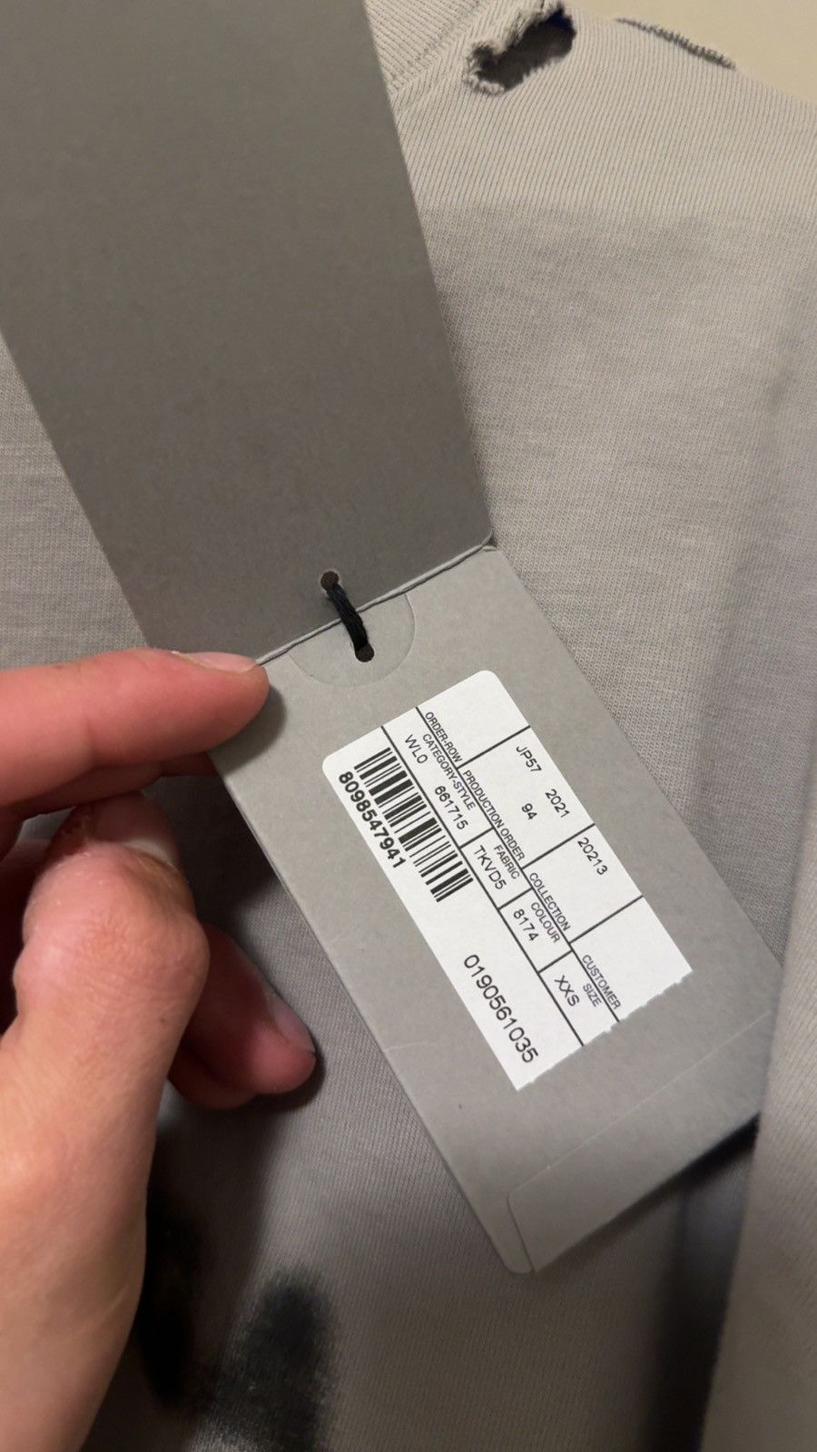 Balenciaga Balenciaga blurred logo distressed tee Size US XXS / EU 40 - 4 Thumbnail