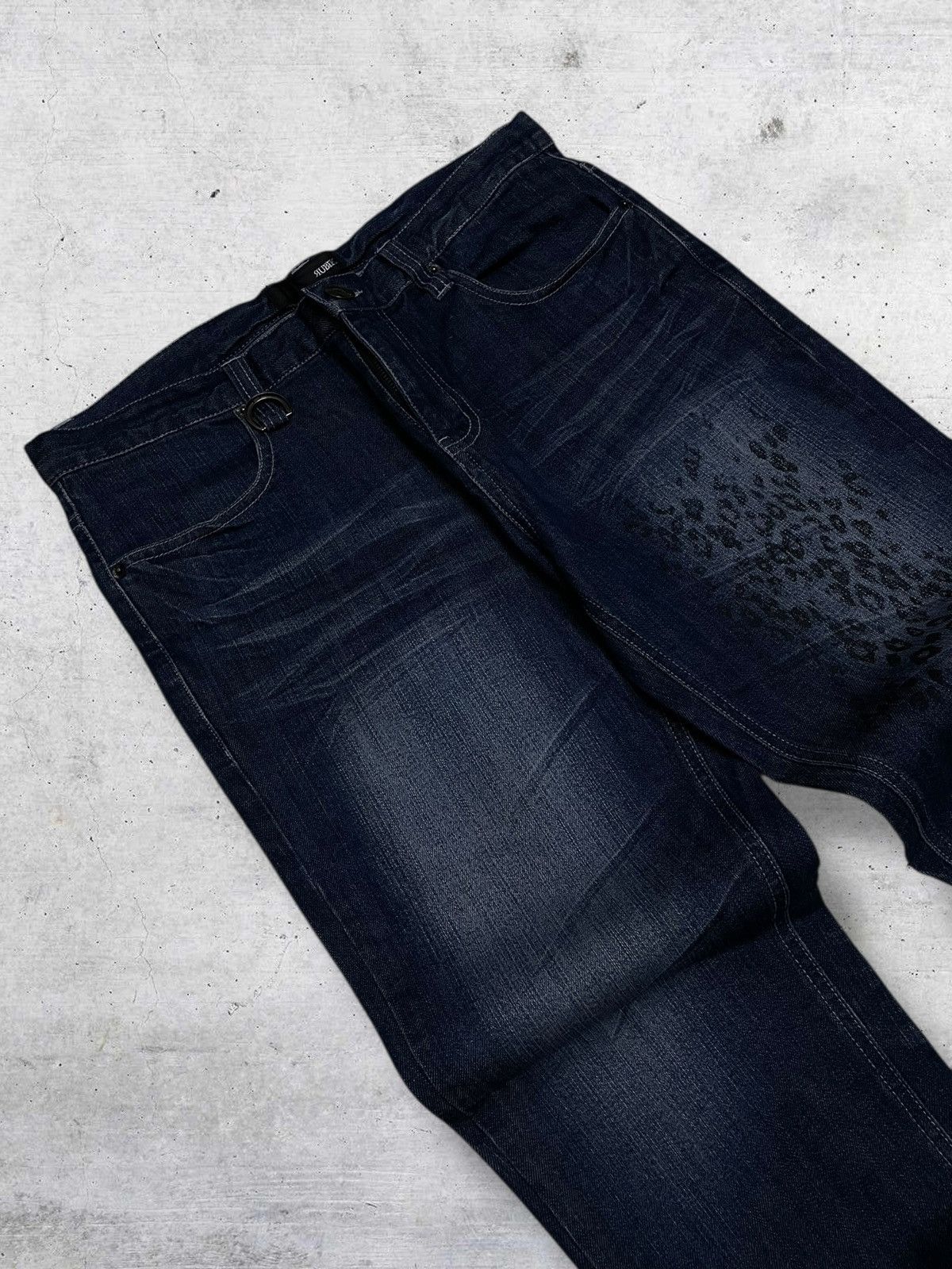 Japanese Brand VINTAGE RUBIK JAPAN CRAFTED ARCHIVE LEOPARD PUNK OG DENIM Size US 32 / EU 48 - 7 Thumbnail