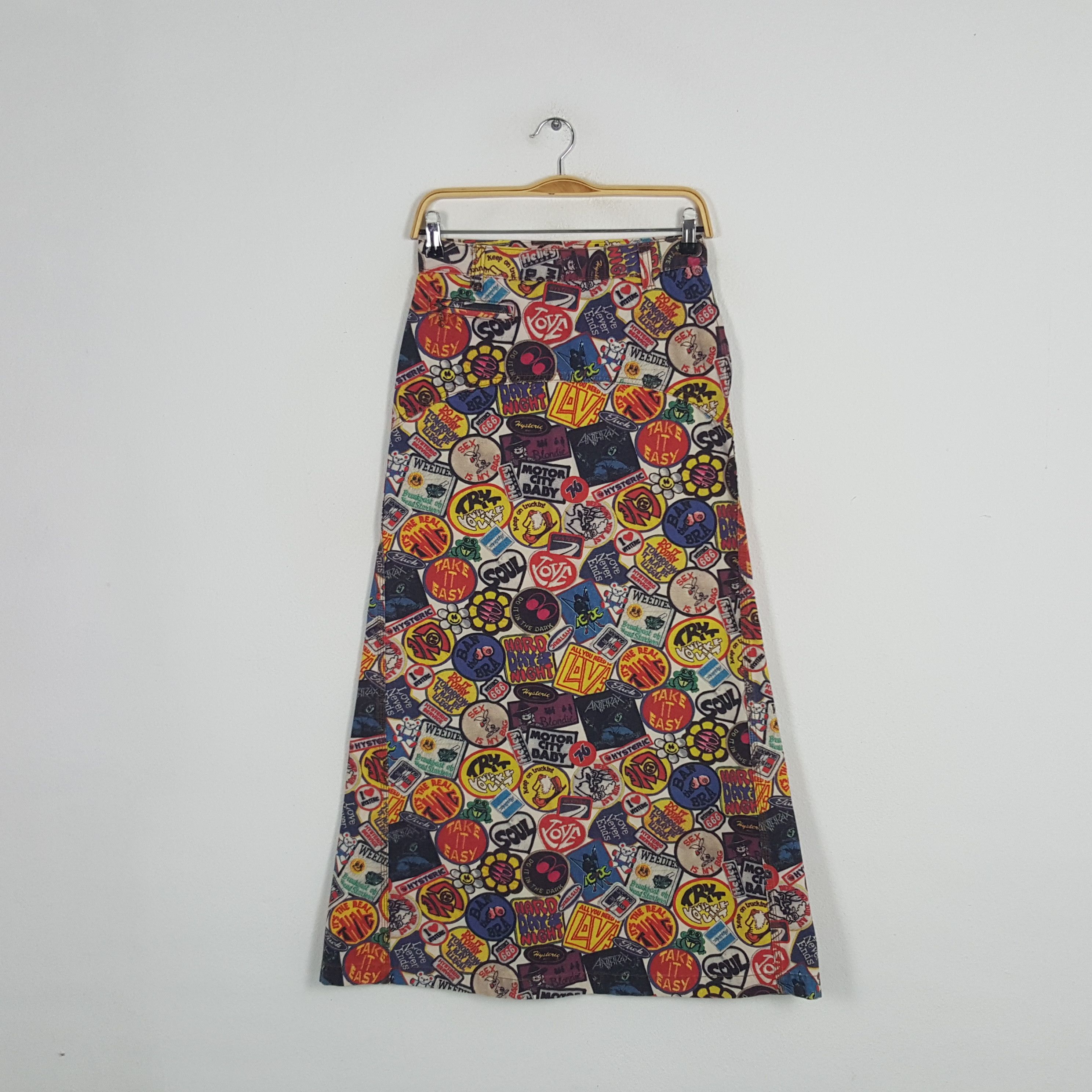 Hysteric Glamour × Vintage Vintage Hysteric Glamour Japanese Brand Fullprint Skirts Size 26" / US 2 / IT 38 - 1 Thumbnail