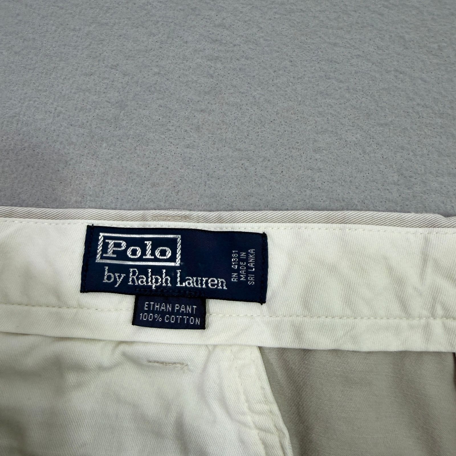 Polo Ralph Lauren Polo Ralph Lauren Ethan Chino Pants Men's 40x32 Beige Size US 40 / EU 56 - 4 Thumbnail
