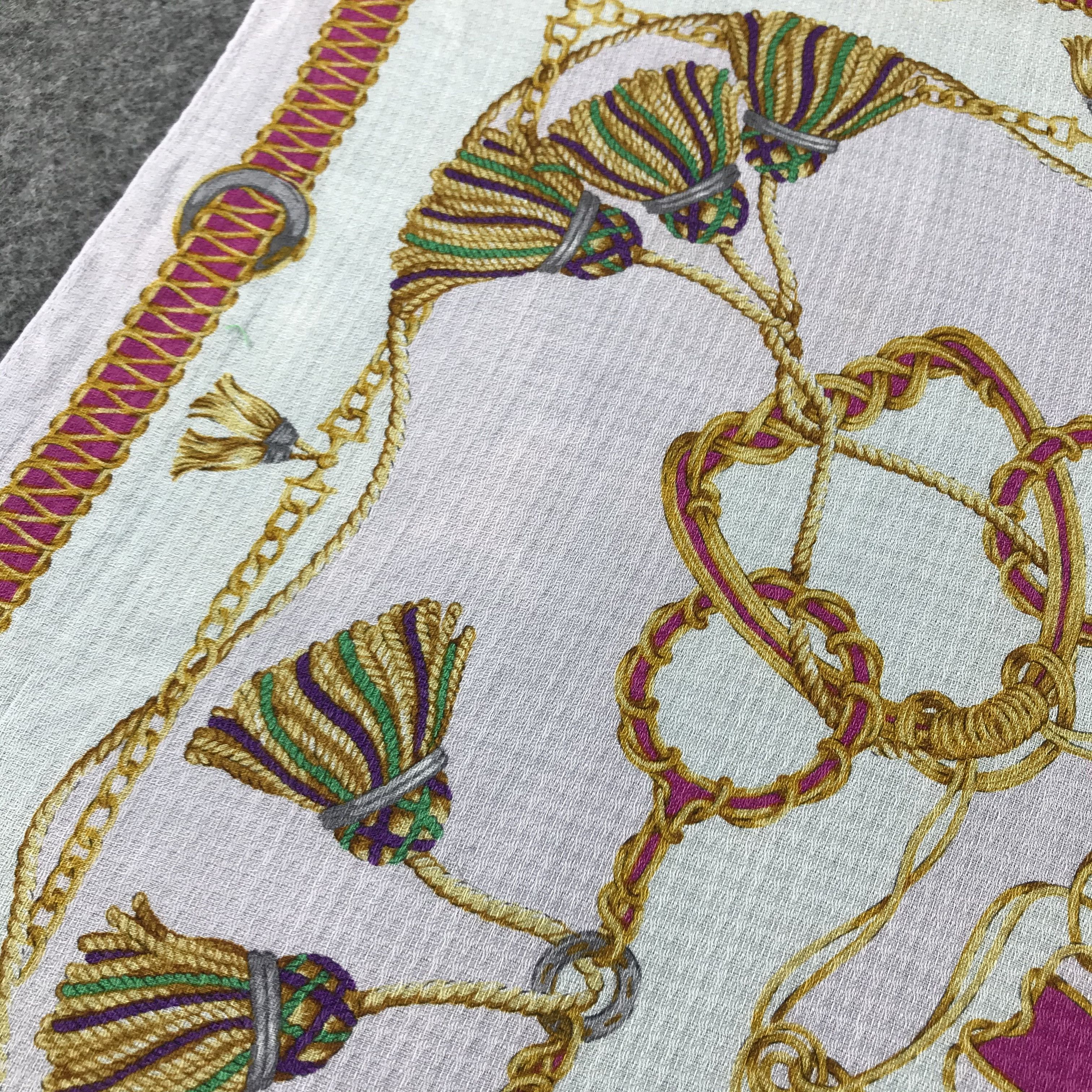 Vintage Celine Handkerchief Neckerchief Bandana H297 Size ONE SIZE - 6 Thumbnail