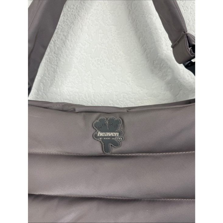 Heaven by Marc Jacobs MARC JACOBS Taupe Heaven By Nylon Messenger Bag In Cement Pu Size ONE SIZE - 2 Thumbnail