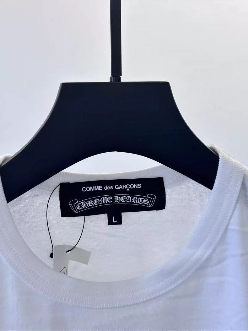 Comme des Garcons Comme Des Garcons Colorful slogan banner white short sleev Size L / US 10 / IT 46 - 3 Thumbnail