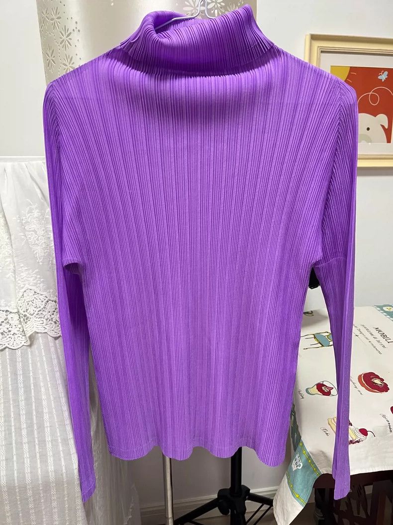Issey Miyake issey miyake size:3 Purple long sleeves 2506-Nextarrow Size XXS / US 00 / IT 34 - 1 Thumbnail