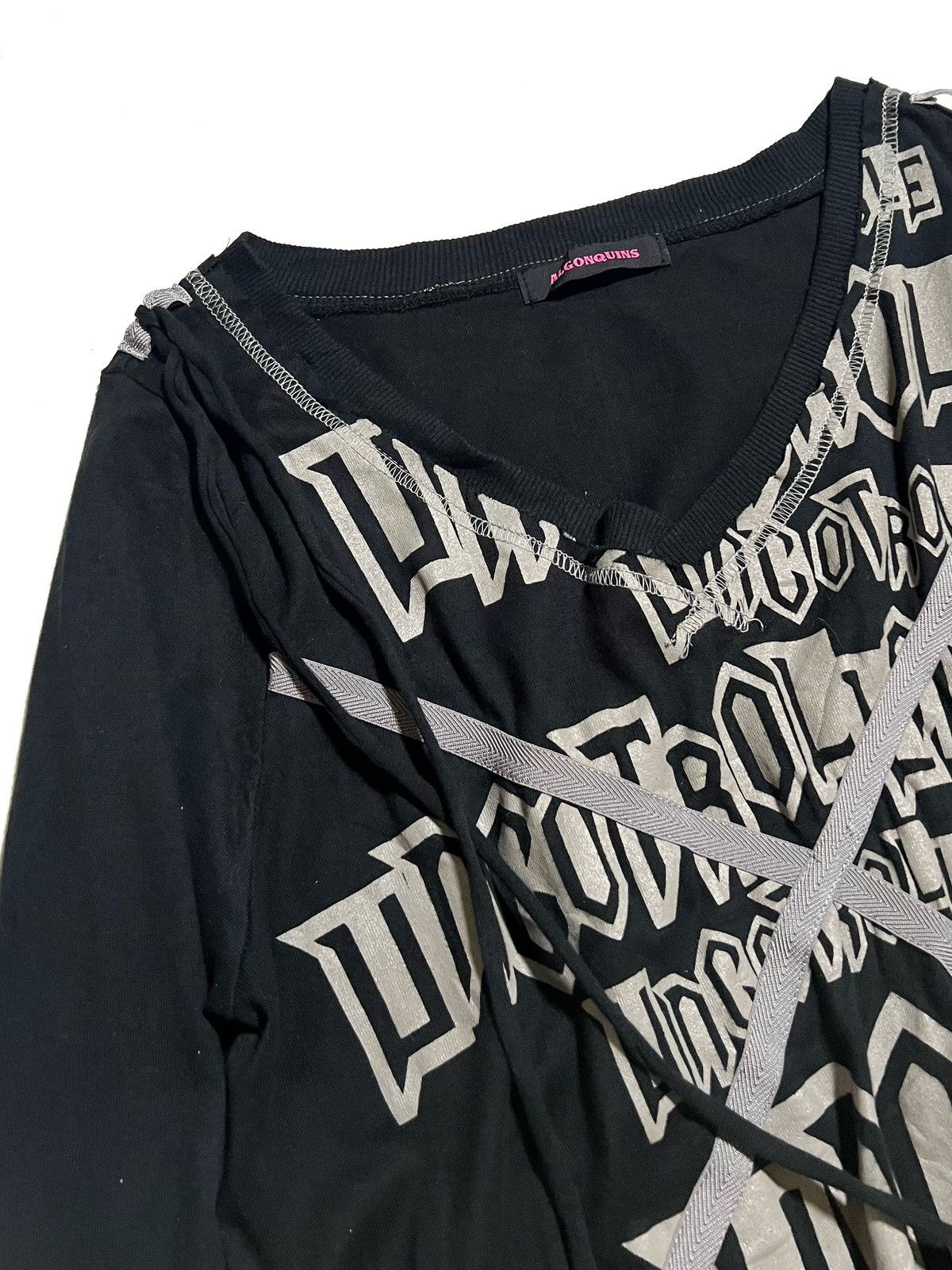 Japanese Brand Algonquins Japanese Punk Vkei Asym Unisex Long Sleeve y2k Size US S / EU 44-46 / 1 - 4 Thumbnail