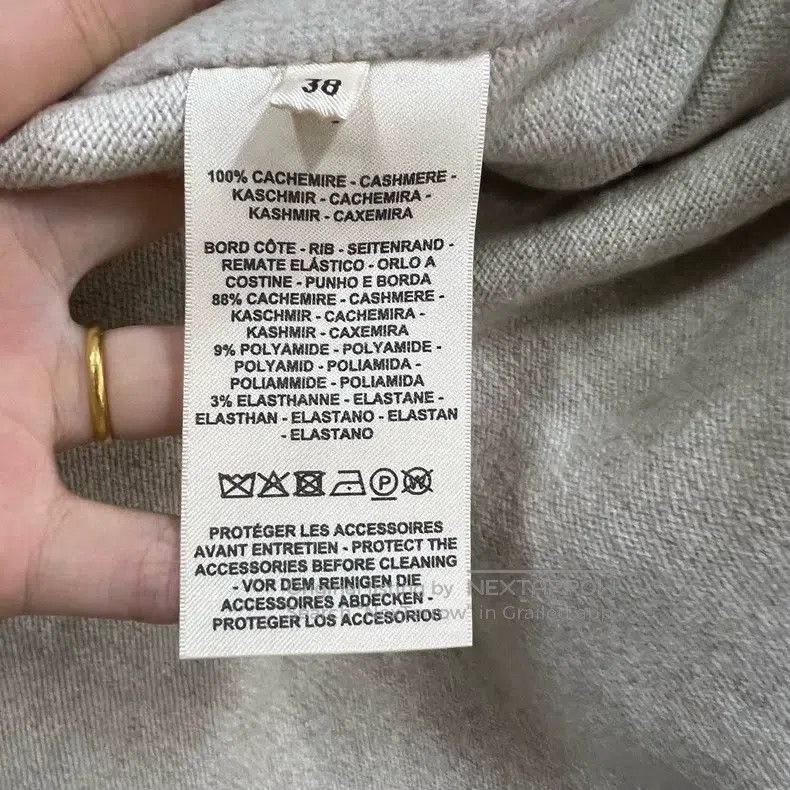 Hermes Hermes Oatmeal color cashmere bathrobe coat Size XS / US 0-2 / IT 36-38 - 3 Thumbnail
