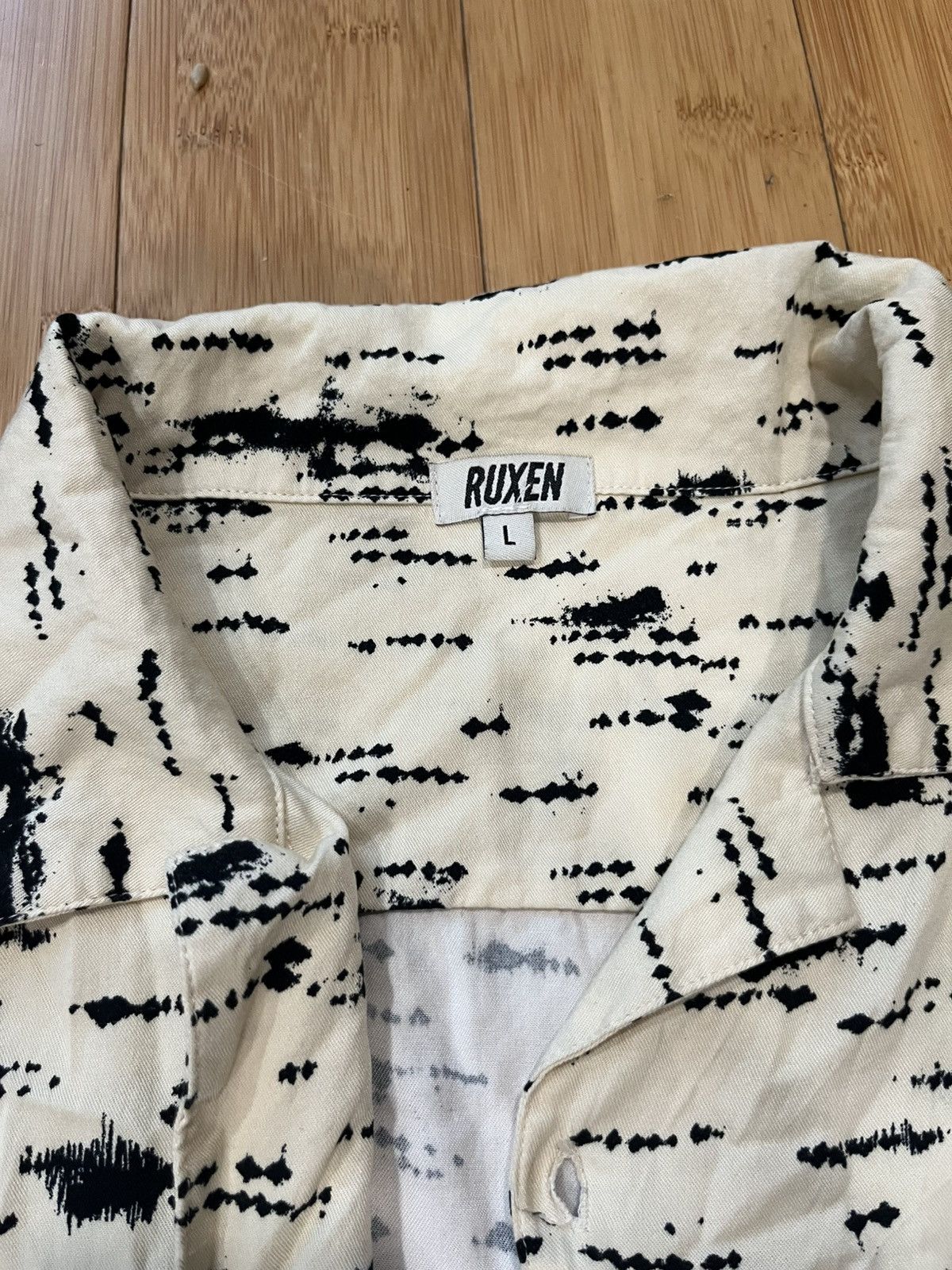 Vintage Cream Button down Size US L / EU 52-54 / 3 - 3 Thumbnail