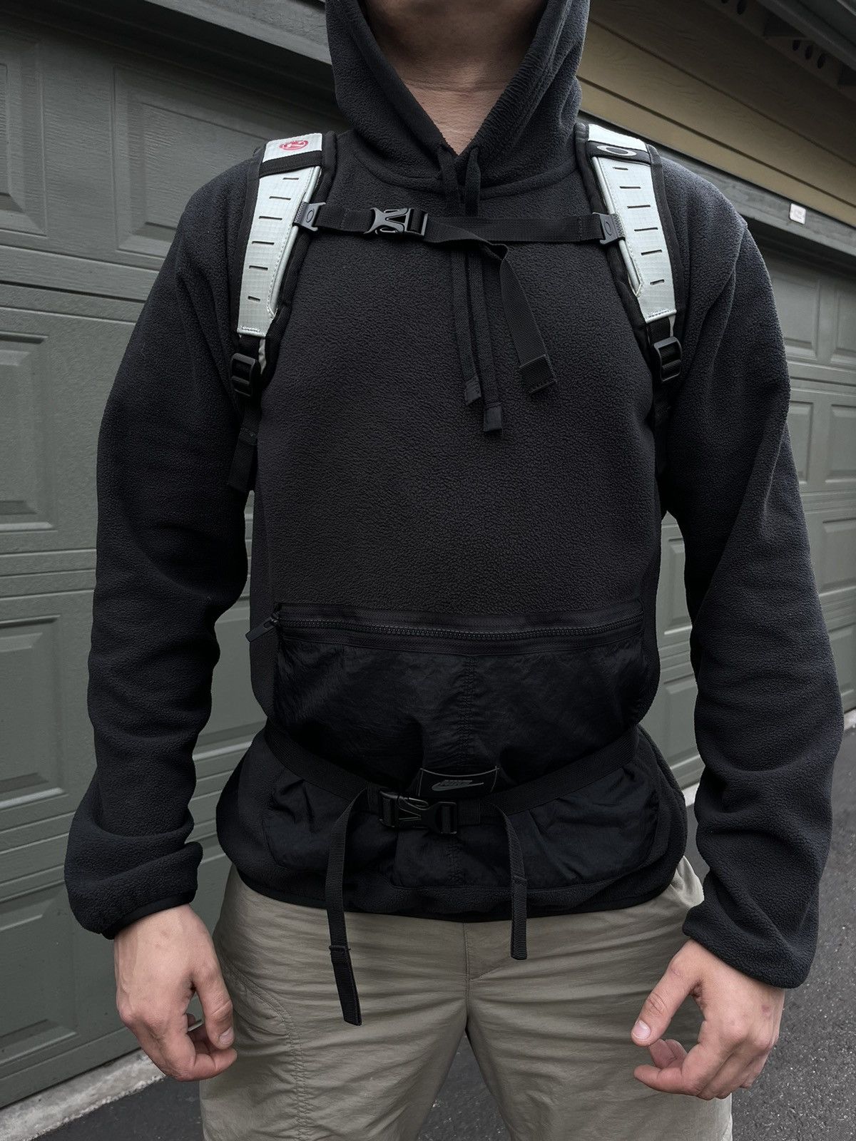 Oakley × Vintage Vintage Oakley Tech Backpack Japan Gropcore Style Y2K Size ONE SIZE - 4 Thumbnail